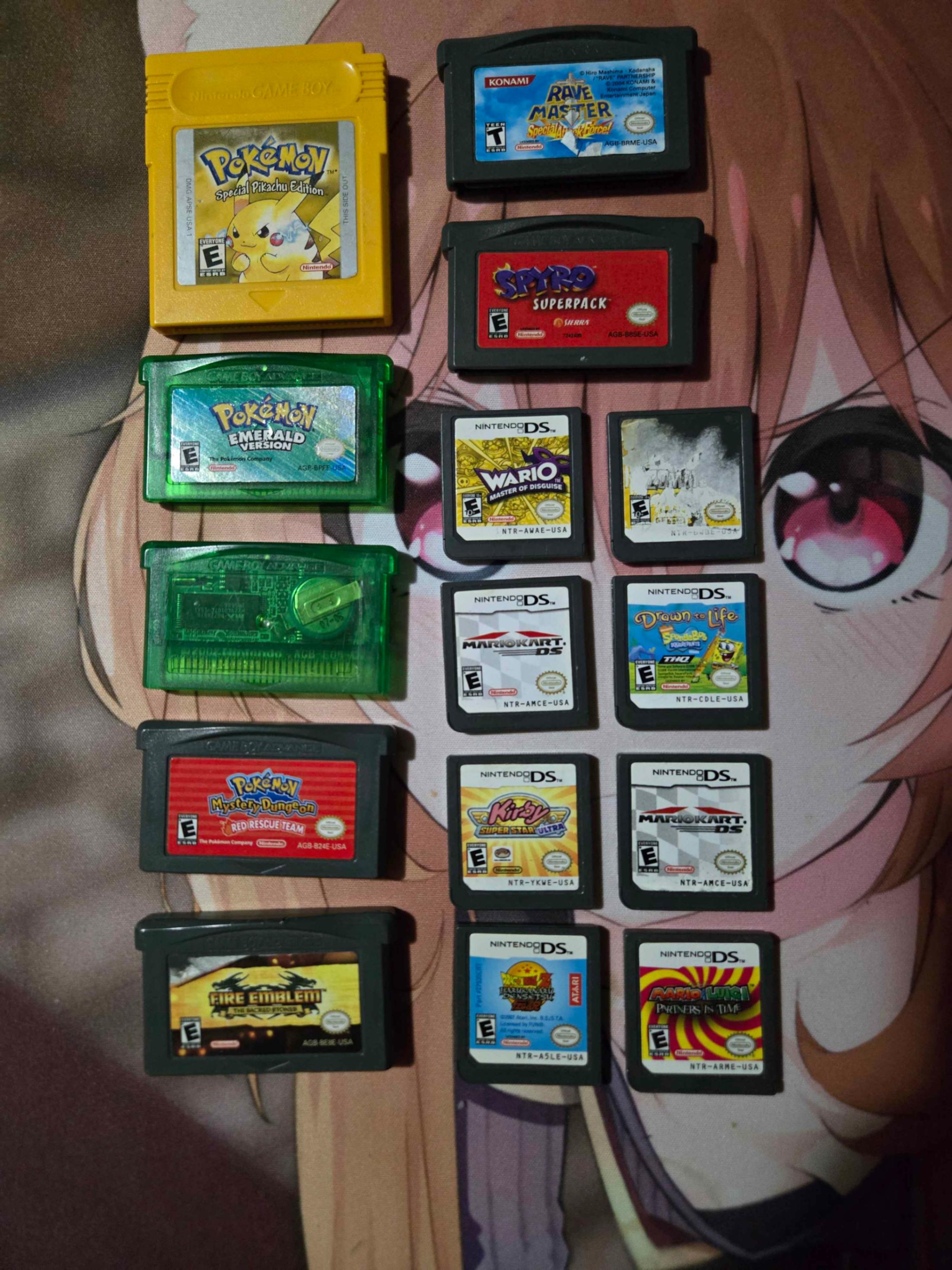 Game Boy, GBA and DS games