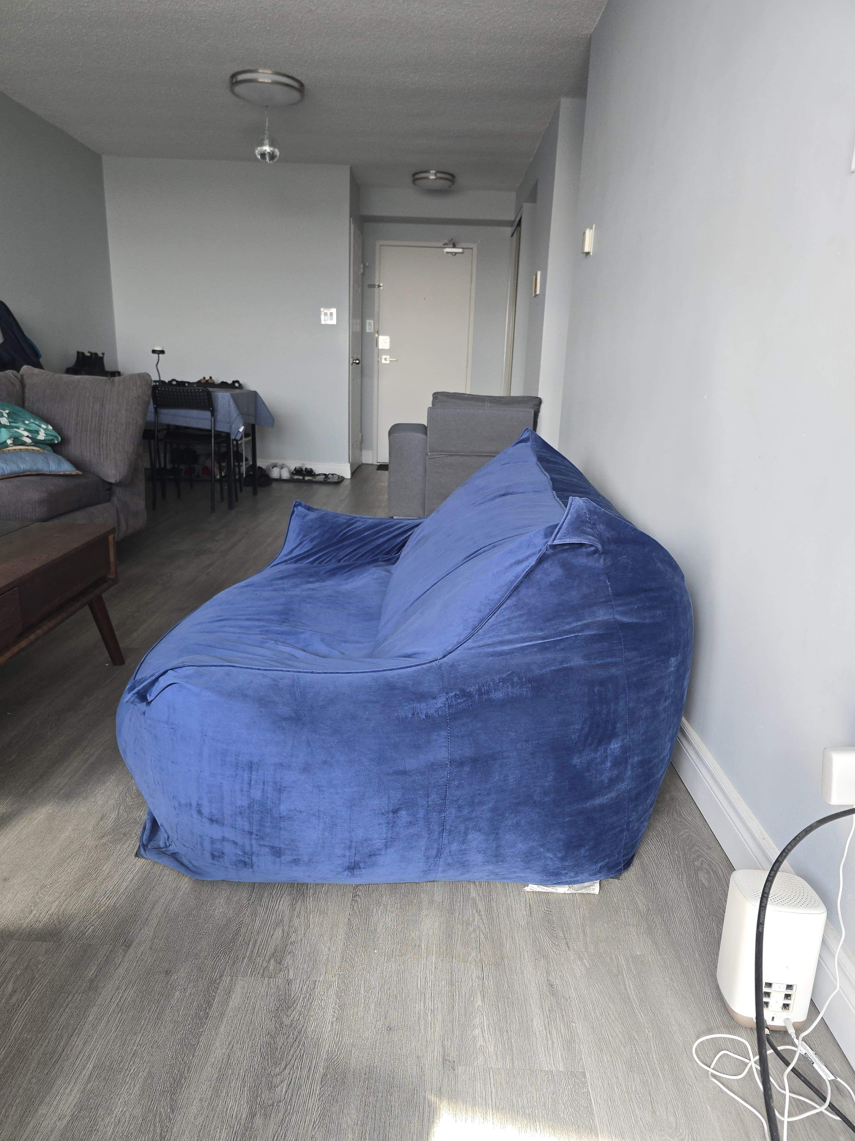 Extra-Comfy Bean Bag Sofa | Great Condition - photo 3
