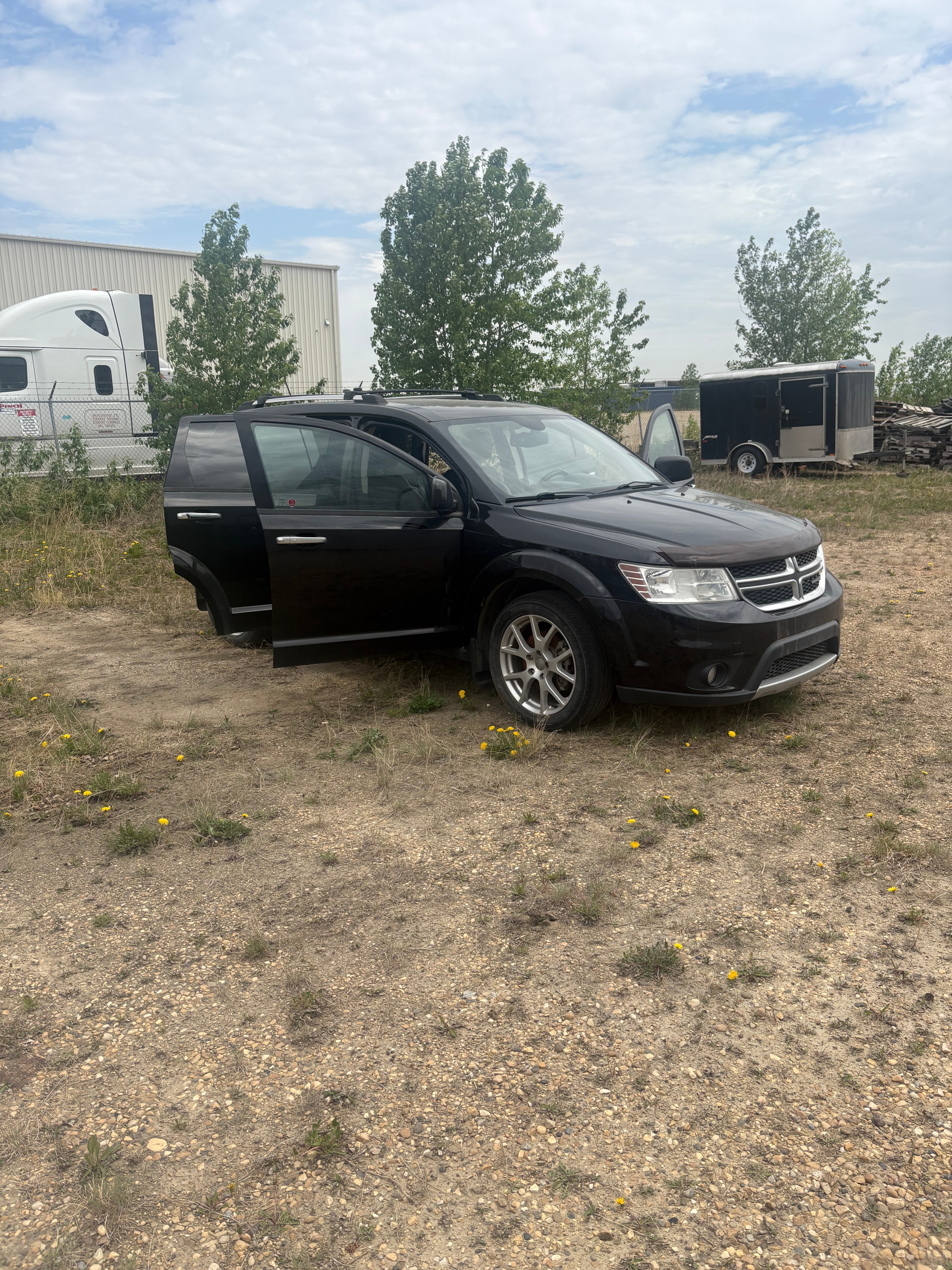 2016 Black Dodge Journey R/T SUV