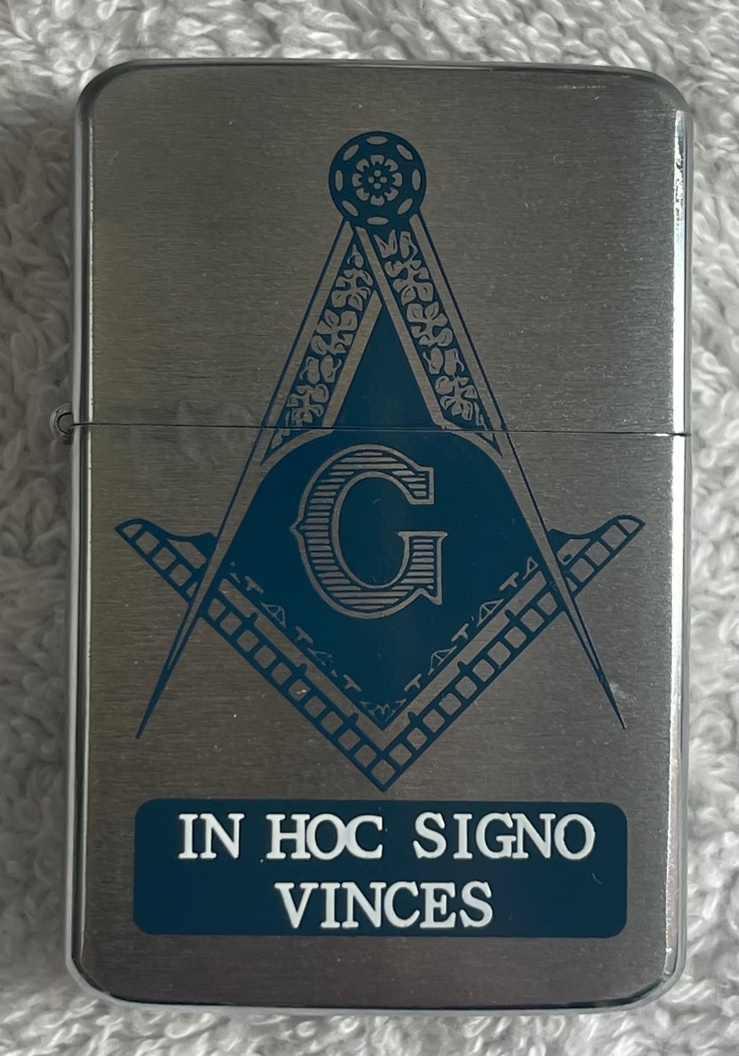 New Masonic / Knights Templar Pocket Lighter (Star Brand)