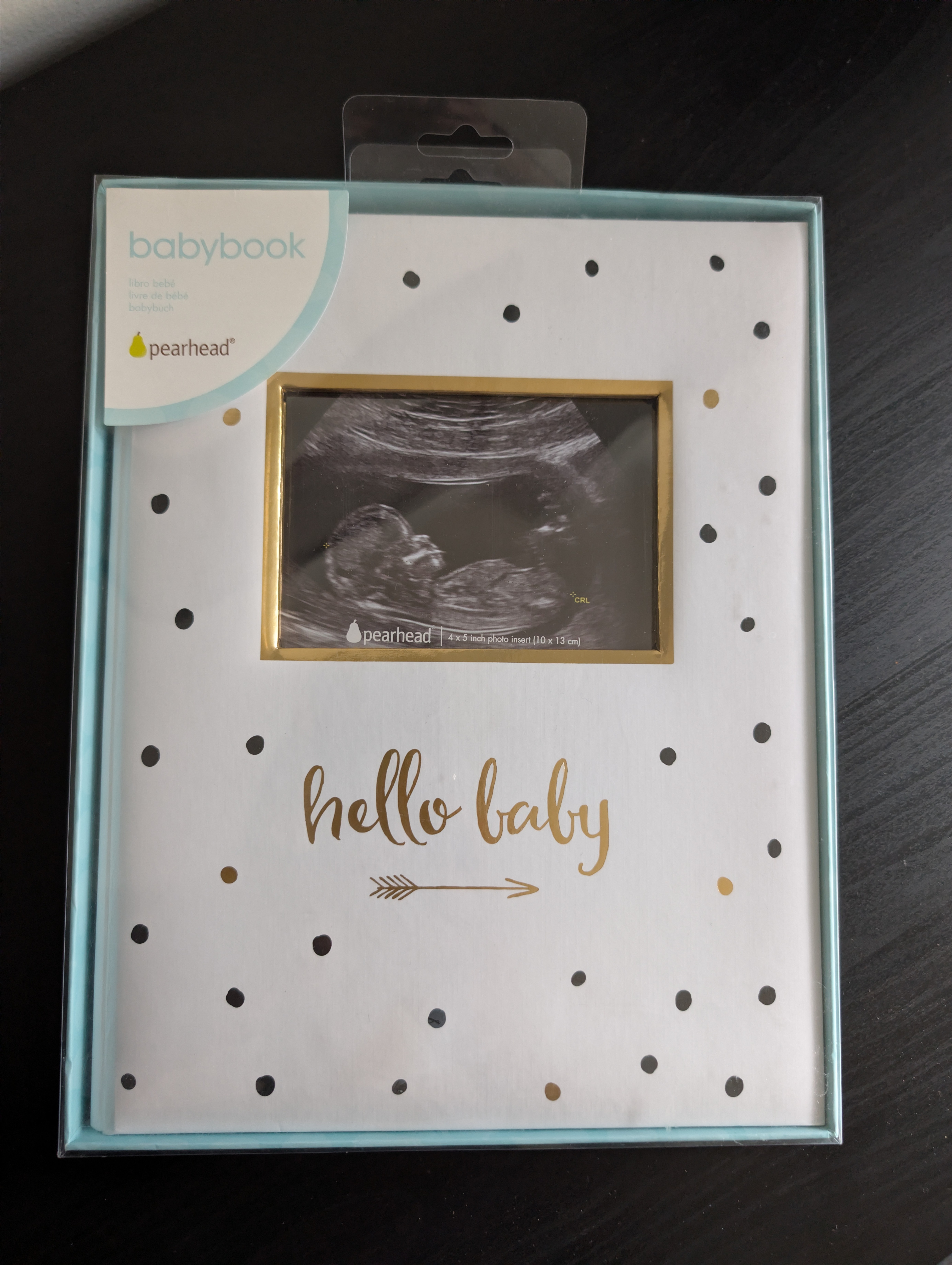 Pearhead Baby Memory Book w/ Photo Frame (New, Unused)