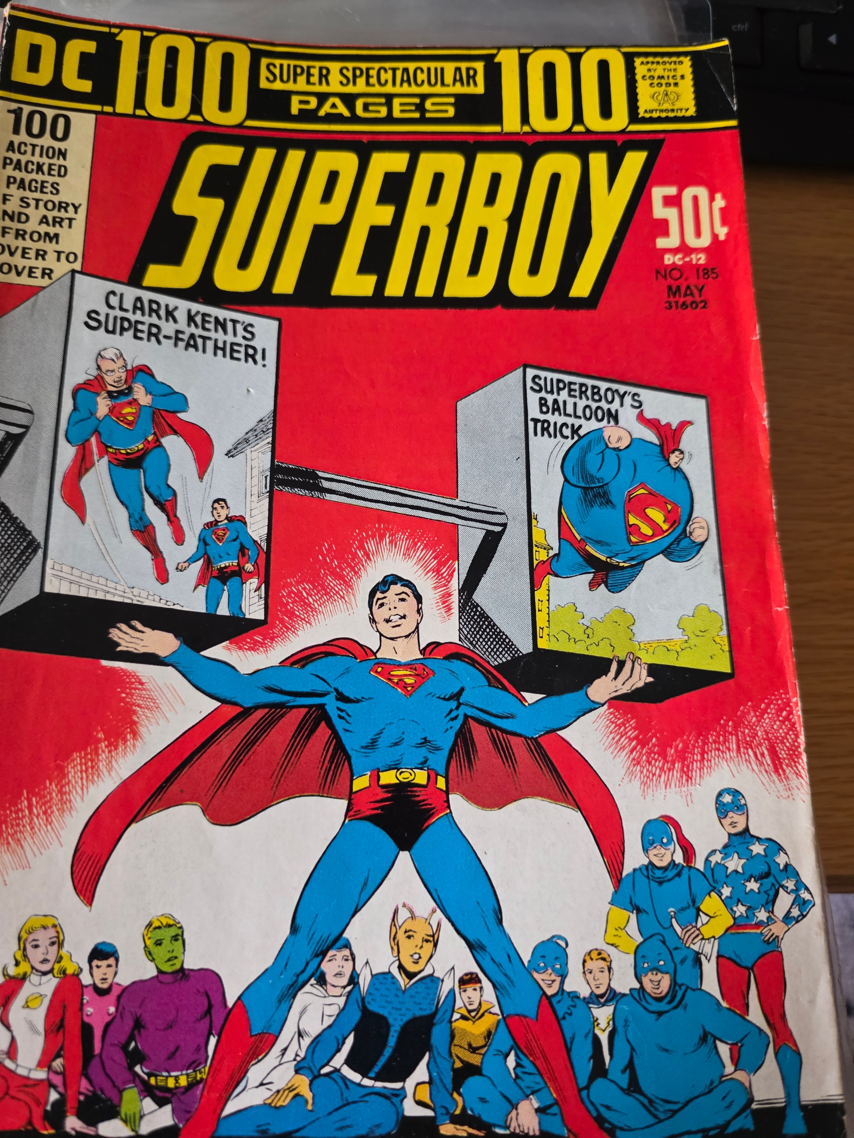 Superboy Comic Book #185 (May 1975)