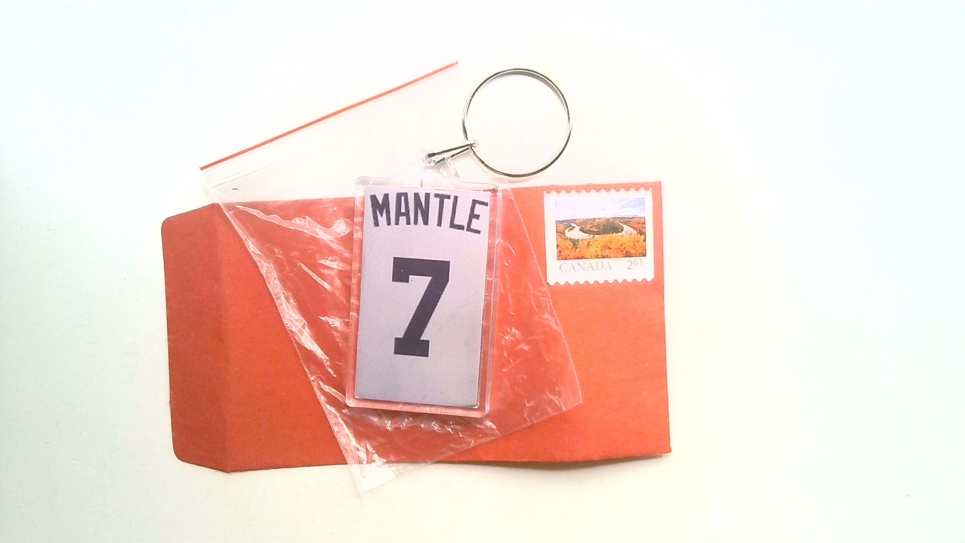 MICKEY MANTLE ( JERSEY KEY CHAIN ) FREE SHIPPING