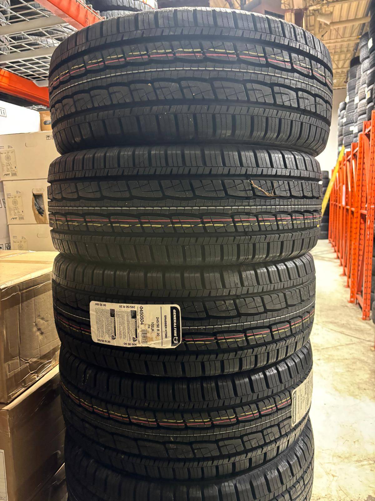 NEW 245/50/R20 General A/S– Highlander/Venza/Edge/Flex/MKX/MKT