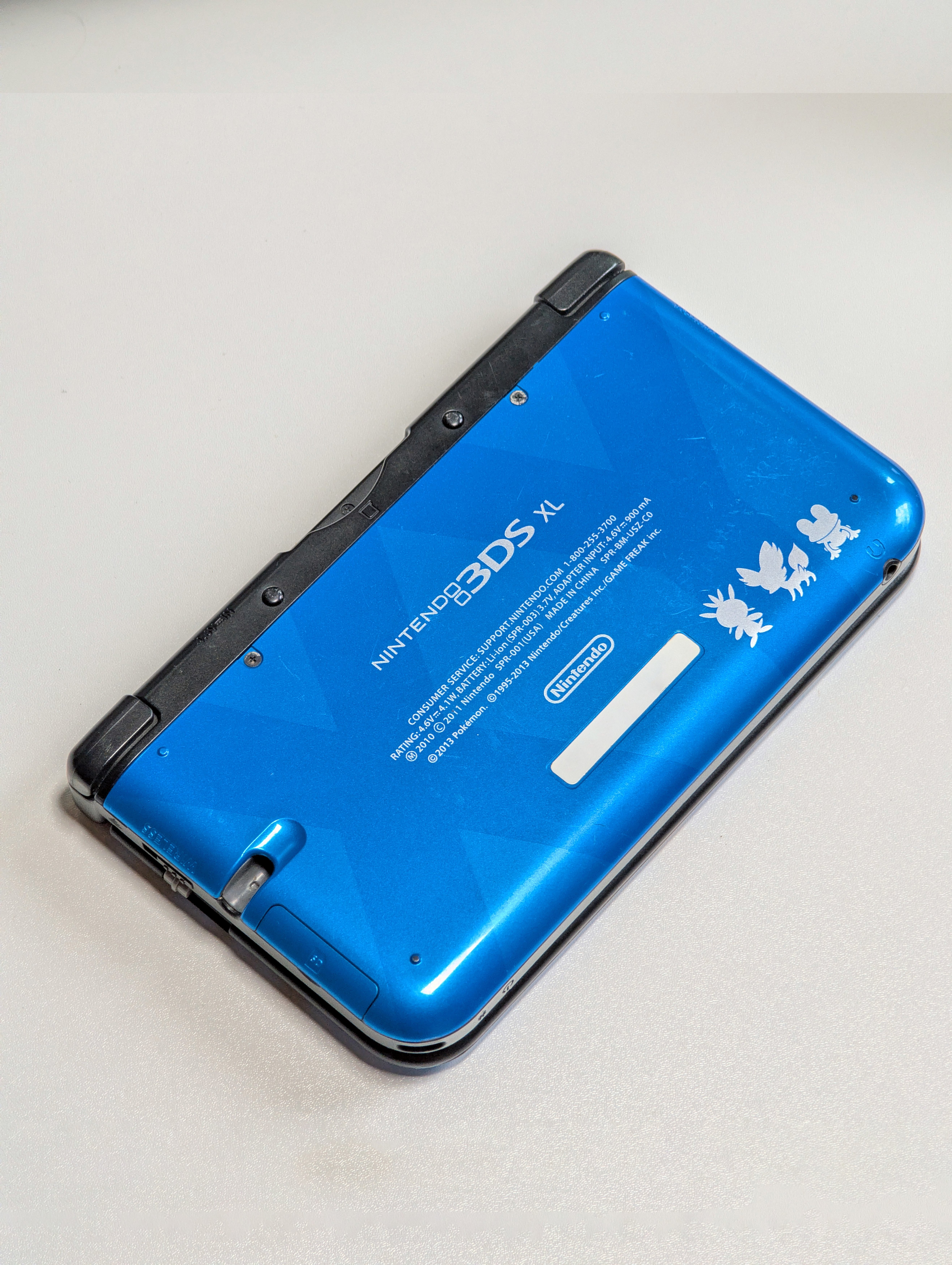 Nintendo 3DS XL Pokemon XY Xerneas Yveltal Blue Limited Edition - photo 3