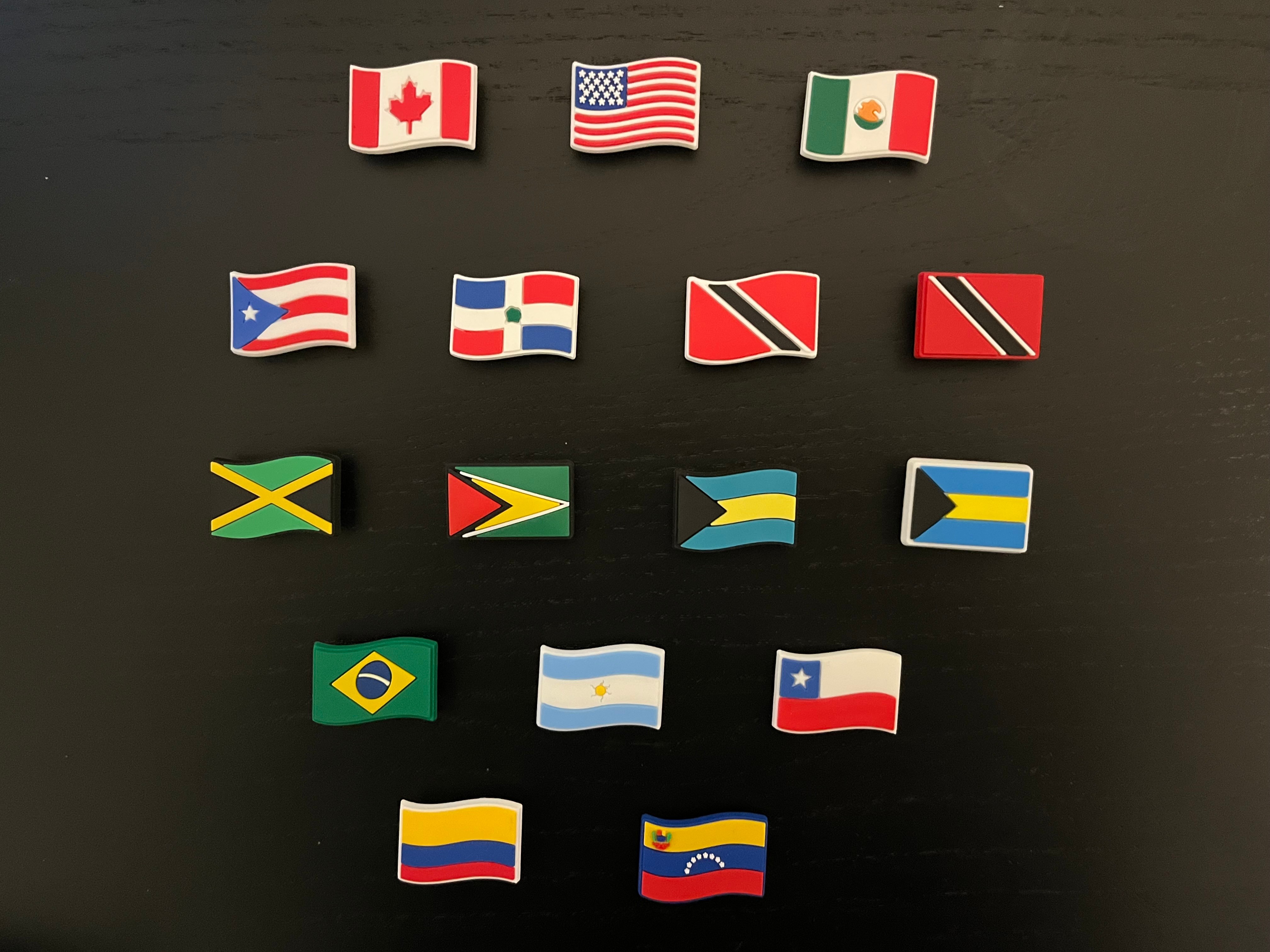 Flags Charms Jibbitz