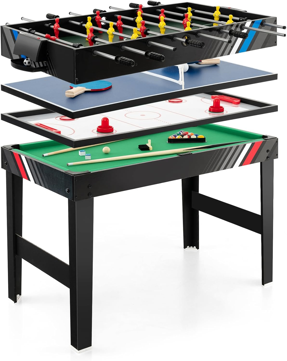 4-in-1 Multi-GameTable Foosball, Pool, Air Hockey, Table Tennis - photo 2