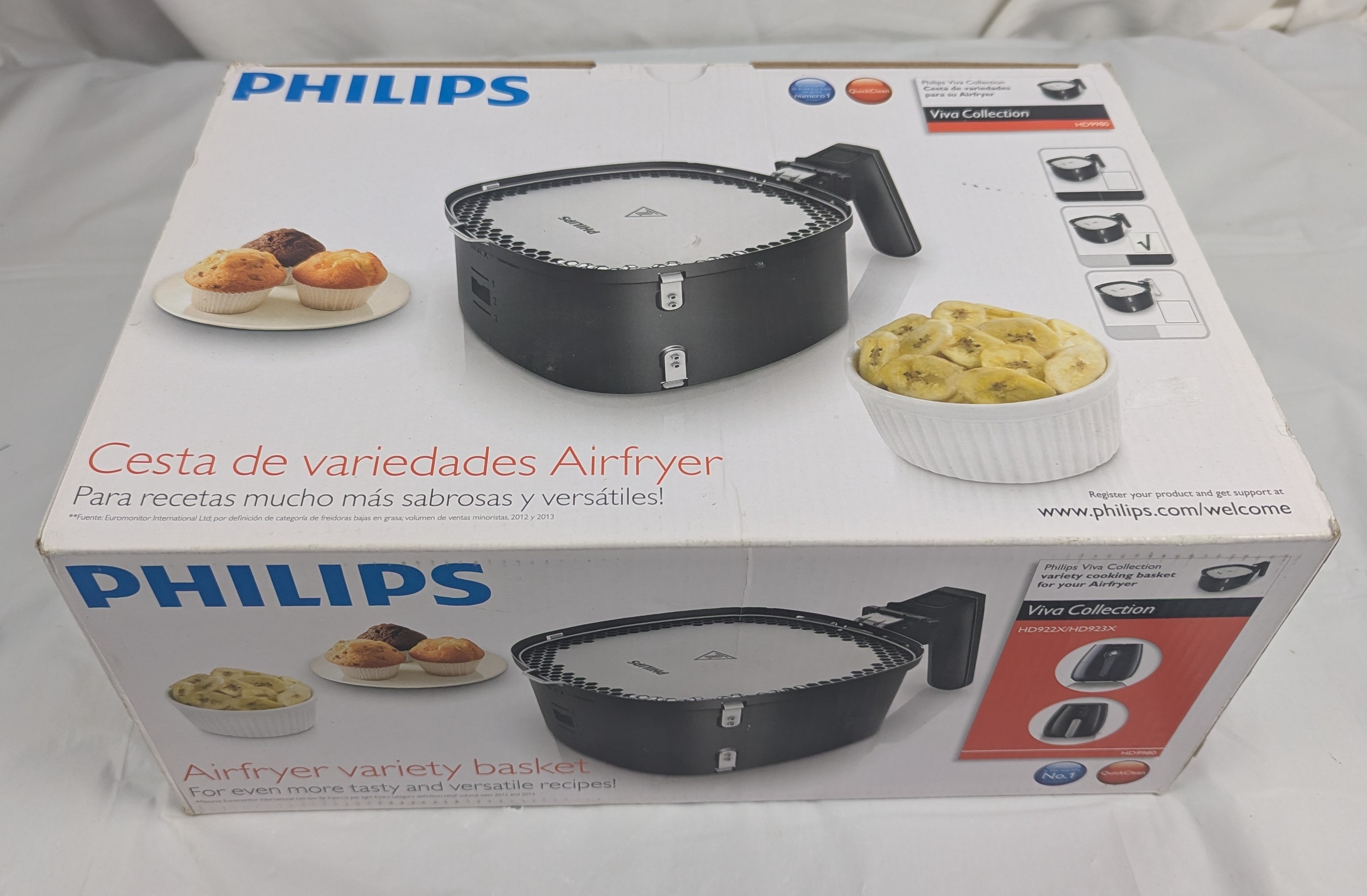 Philips Air Fryer Viva Variety Cooking Basket for HD922X HD923X