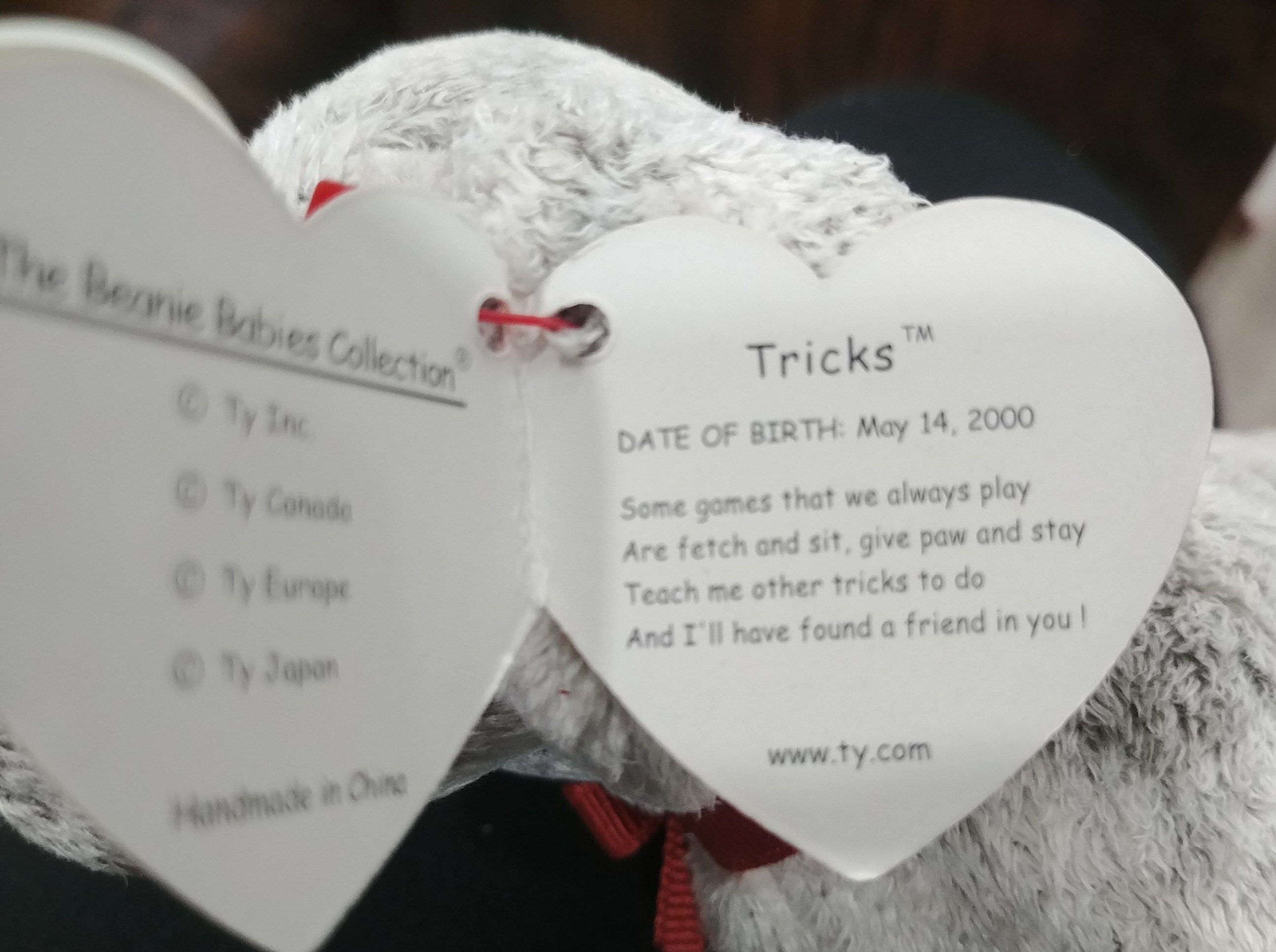 Ty Beany baby Tricks With Tag, Like New - photo 2