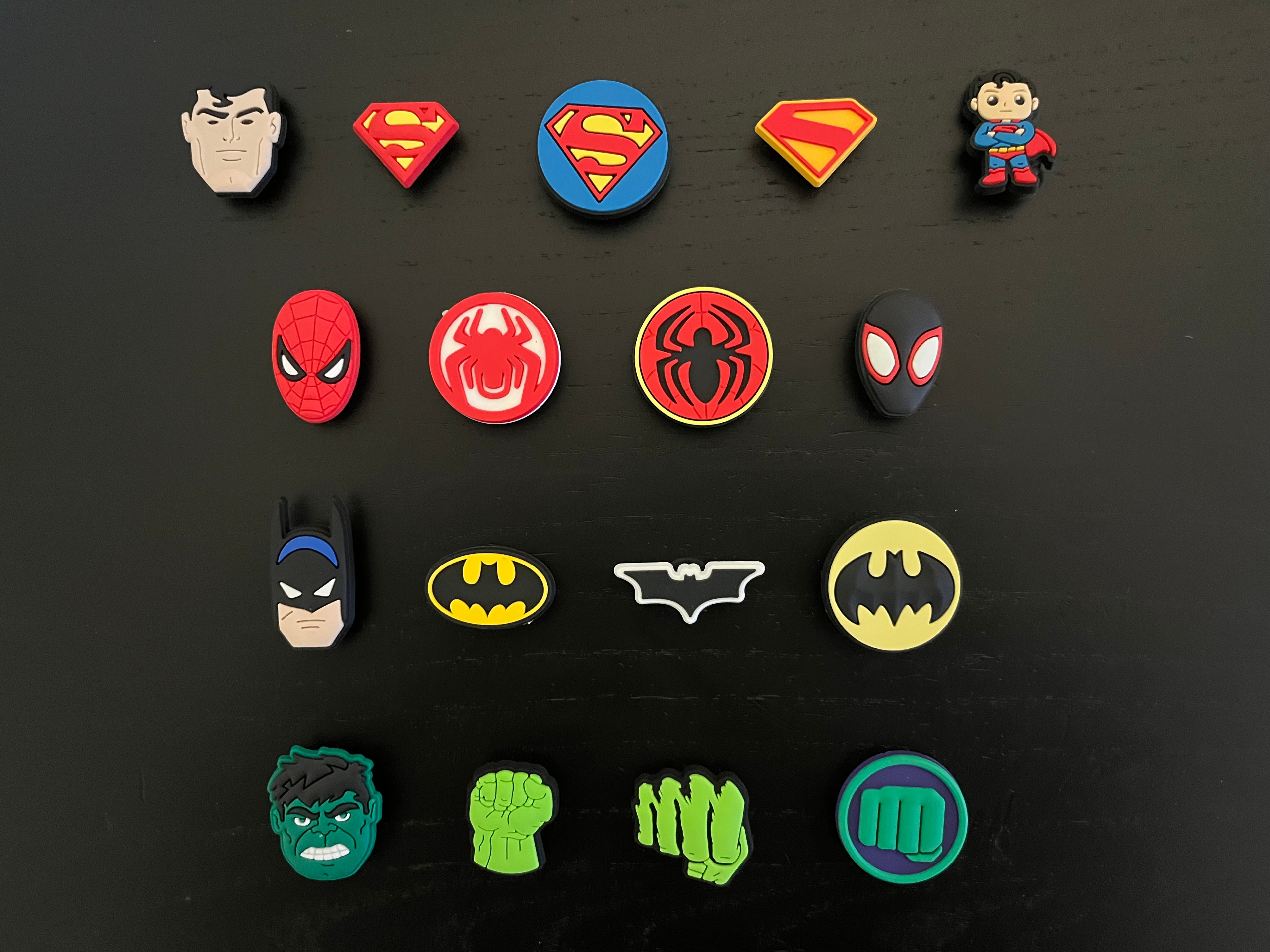 Superheroes Marvel DC Comics Charms / Jibbitz