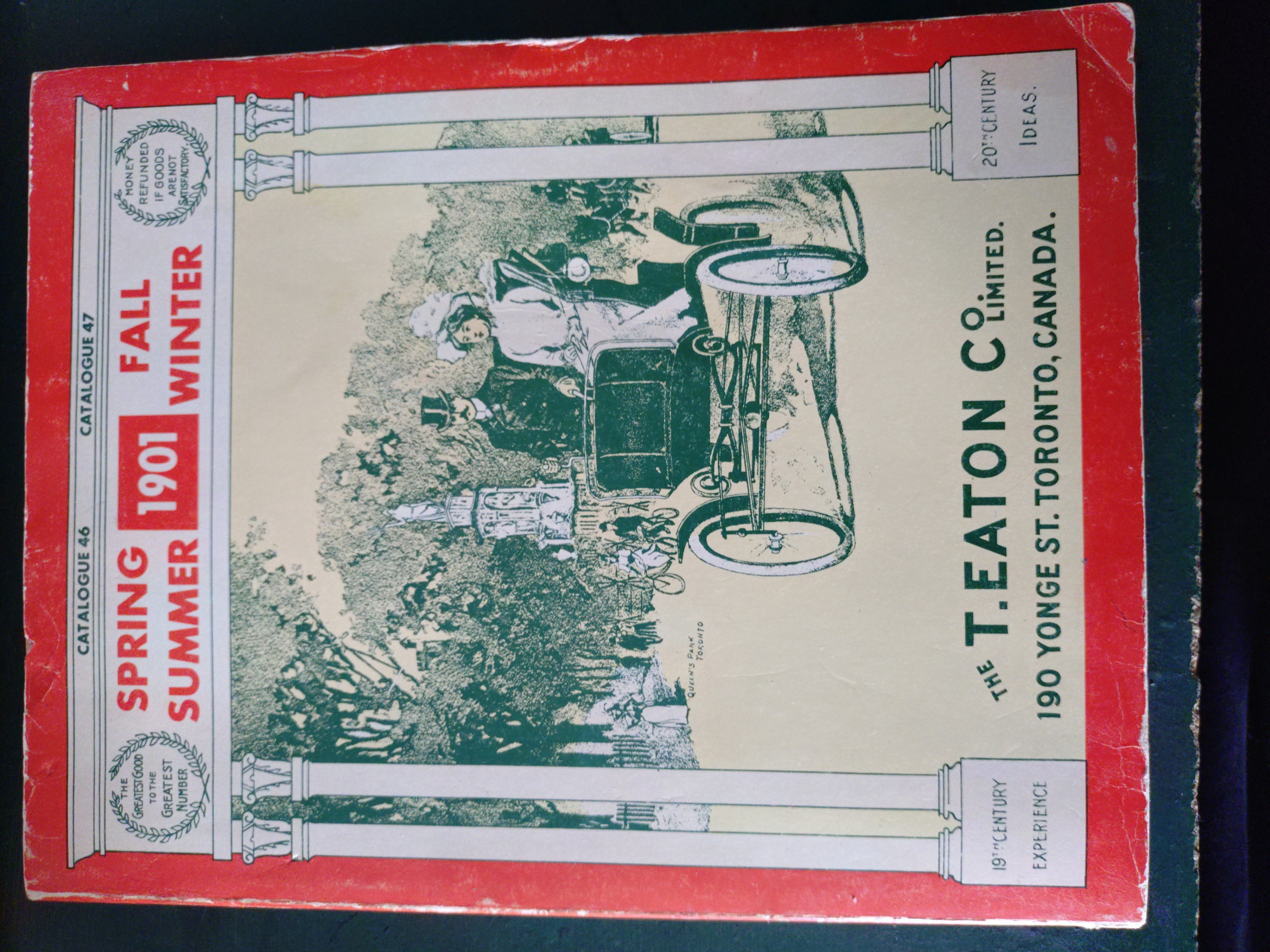 Eaton’s 1901 Catalogue No. 46 & 47 (1970 Reprint)