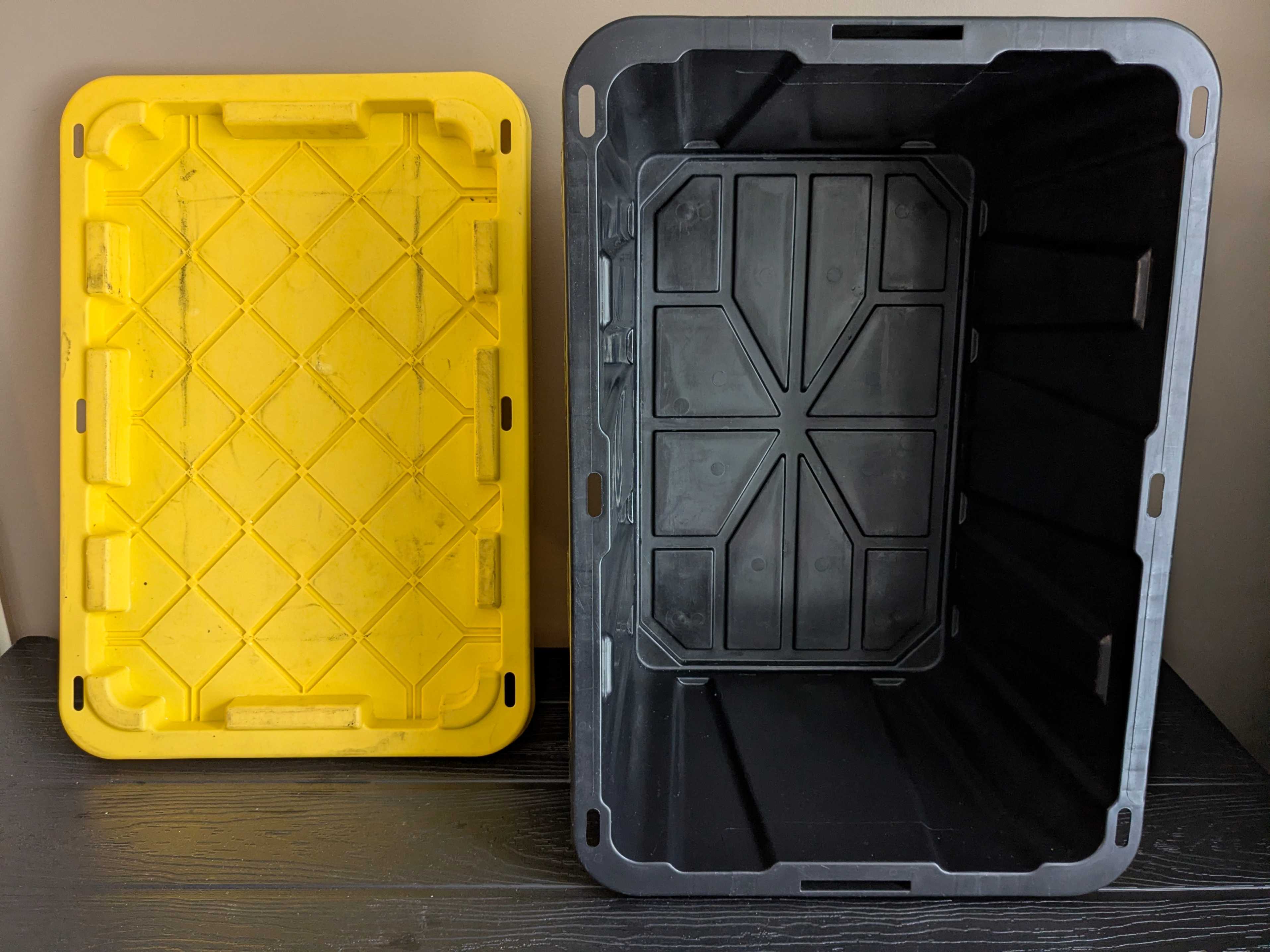 102L Tough box shelves. Storage Bin ( 2 for the price of one)