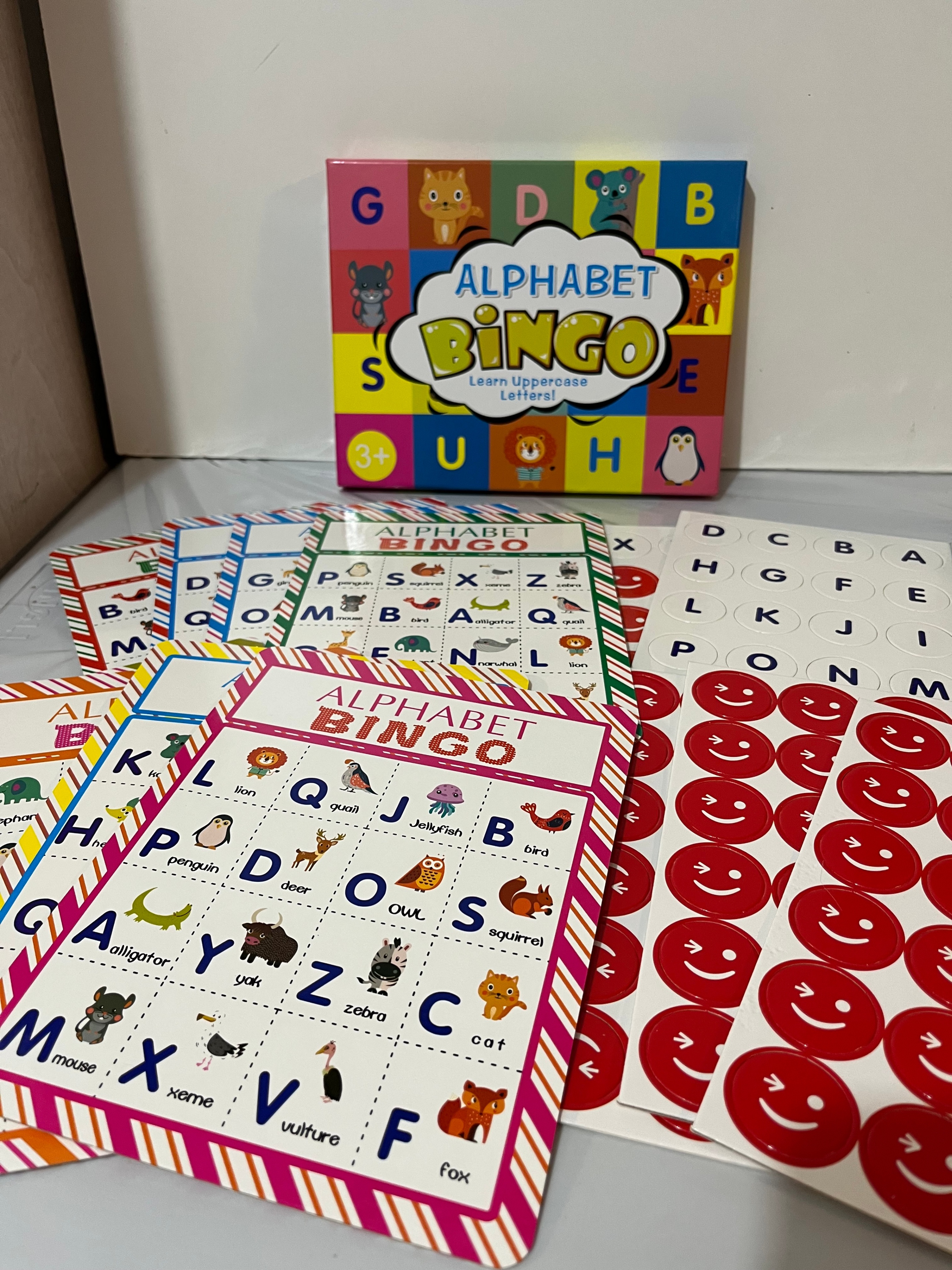 Alphabet Animal BINGO - Learn Alphabet, Animals, and Spelling