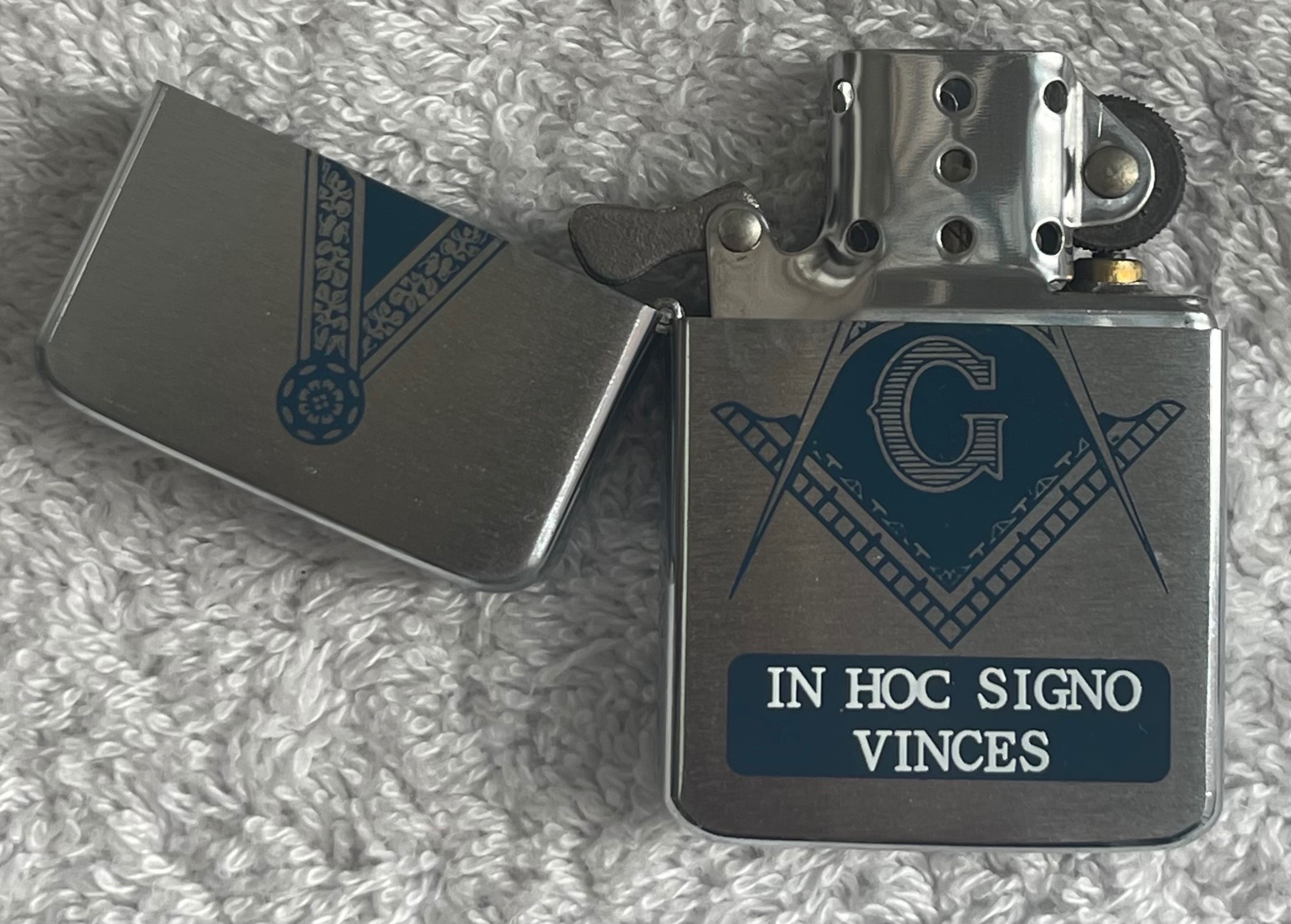 New Masonic / Knights Templar Pocket Lighter (Star Brand) - photo 2