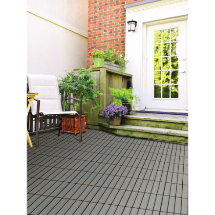 60 Balcony/Patio Interlock Tiles -Aura 12x12-Excellent Condition - photo 4