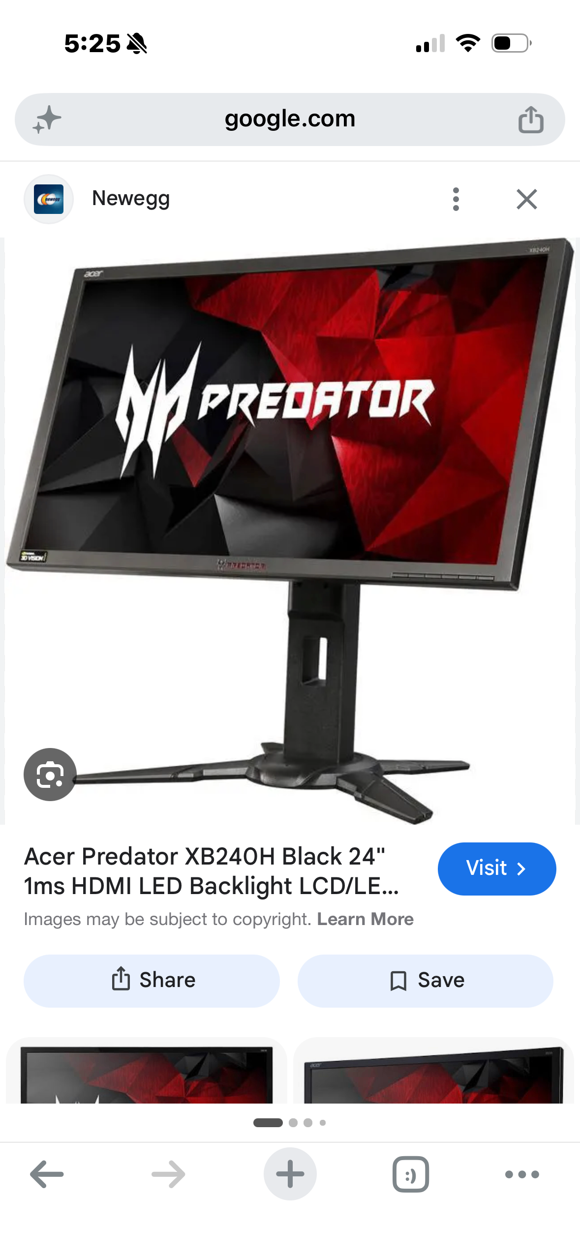 Acer Predator XB240H 24” Gaming Monitor - photo 3