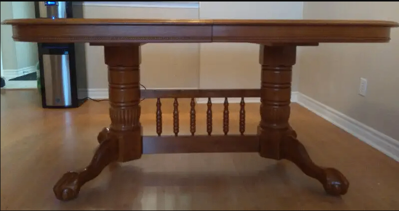 Dinning room solid wood table. (no chairs) - photo 5