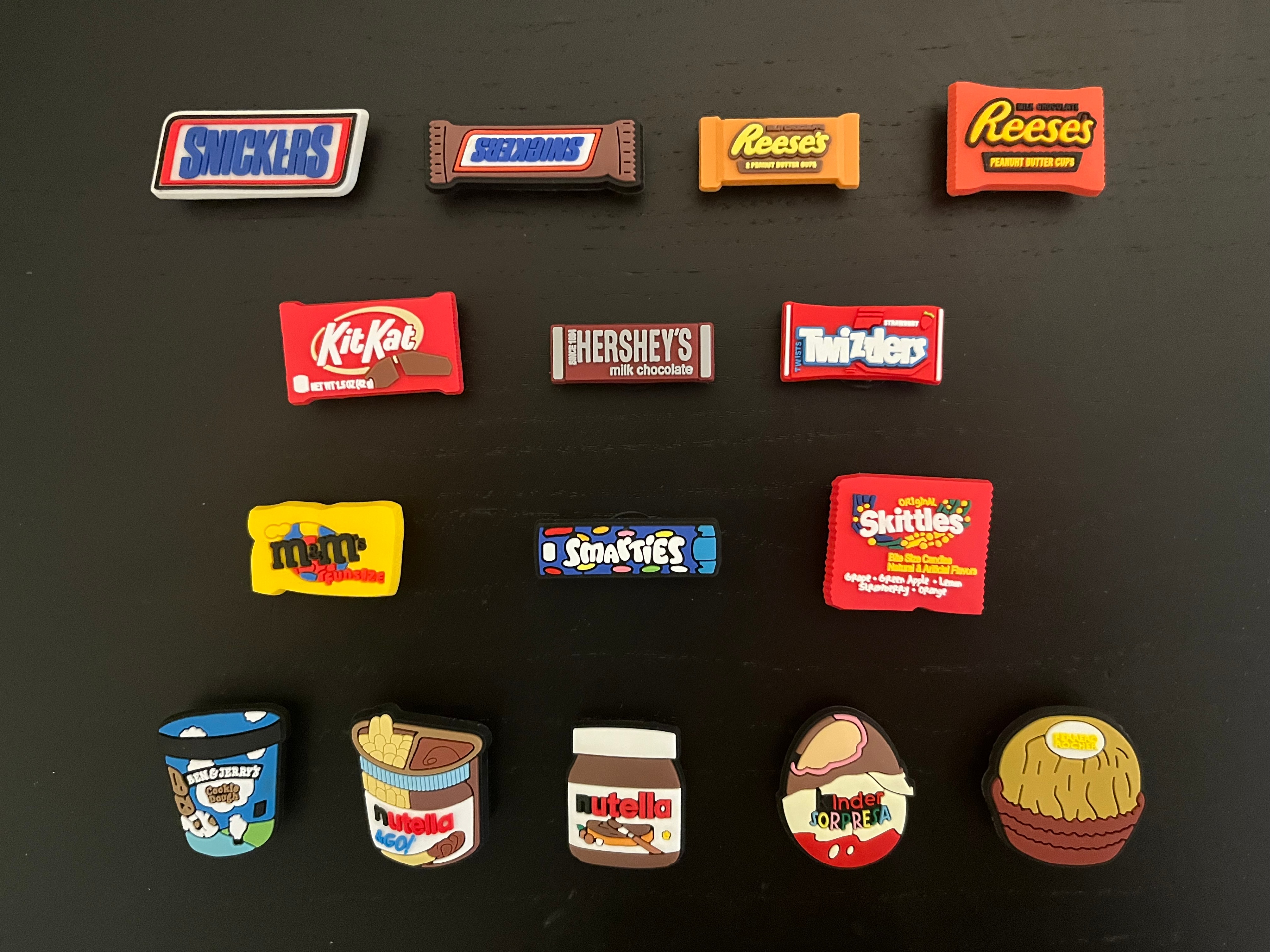 Snacks Chips Chocolates Shoe Charms / Jibbits