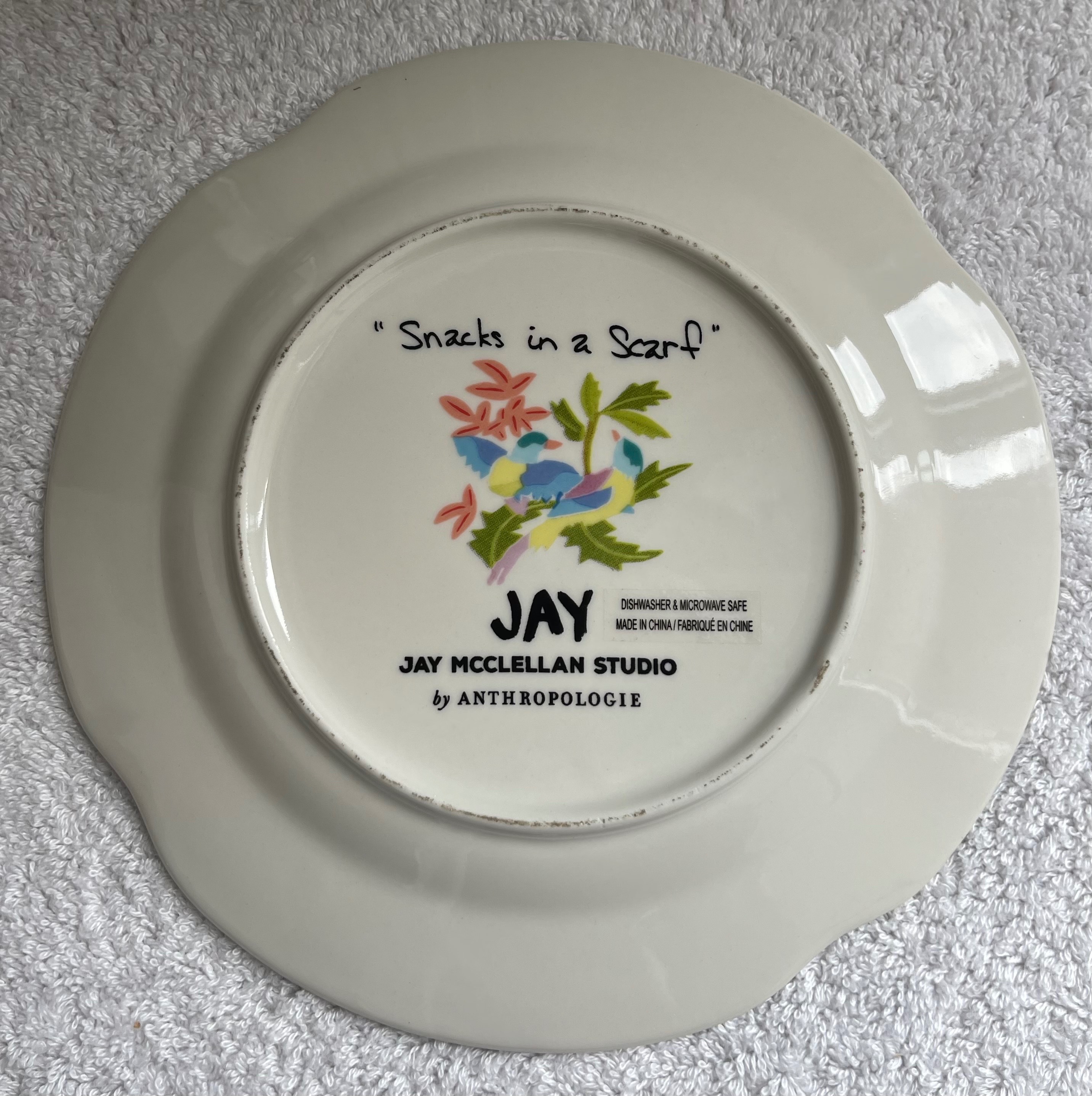 Anthropologie Jay McClellan Doodle Plates (Set of 2) - photo 3