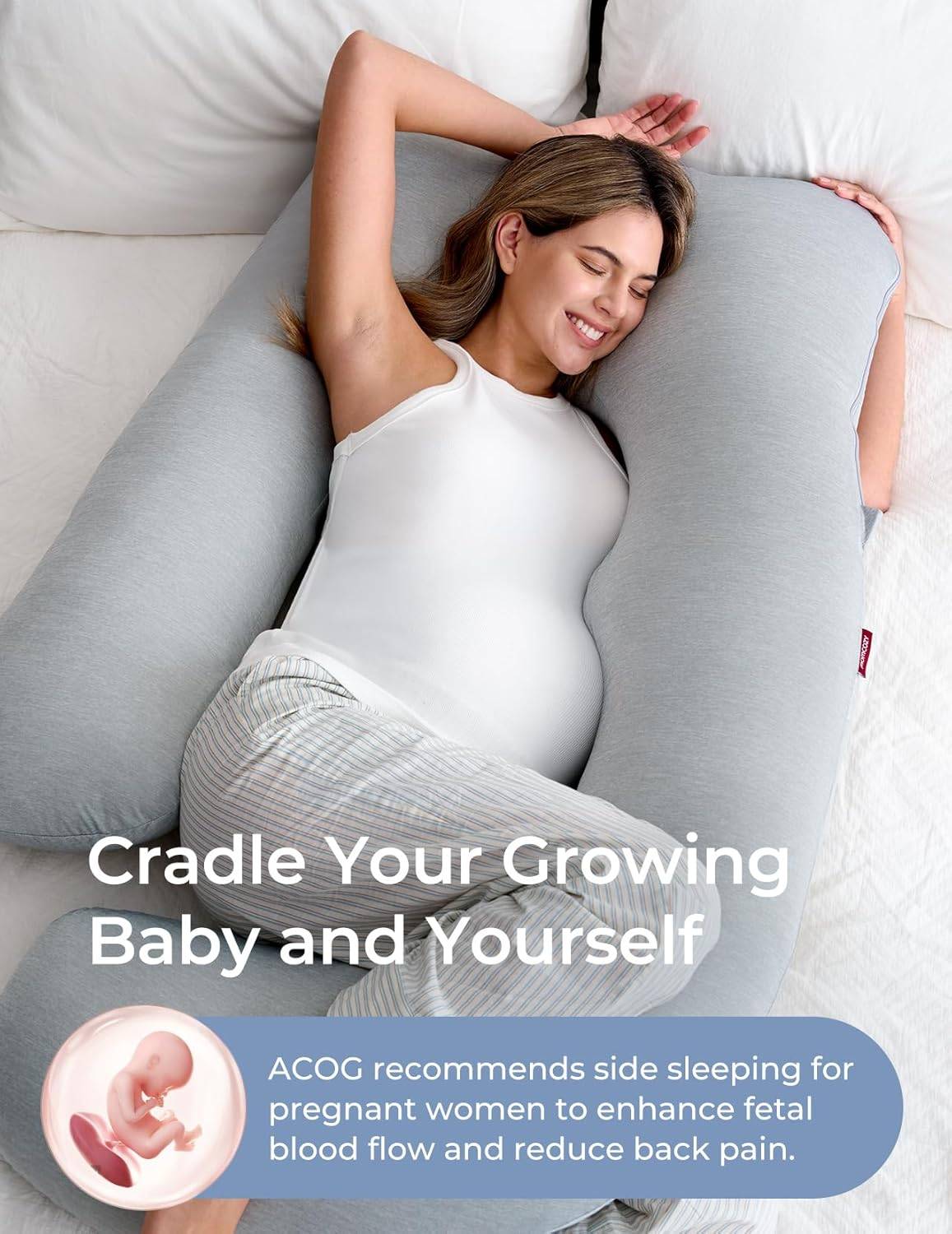 Momcozy U Shaped Pregnancy Pillow - photo 4