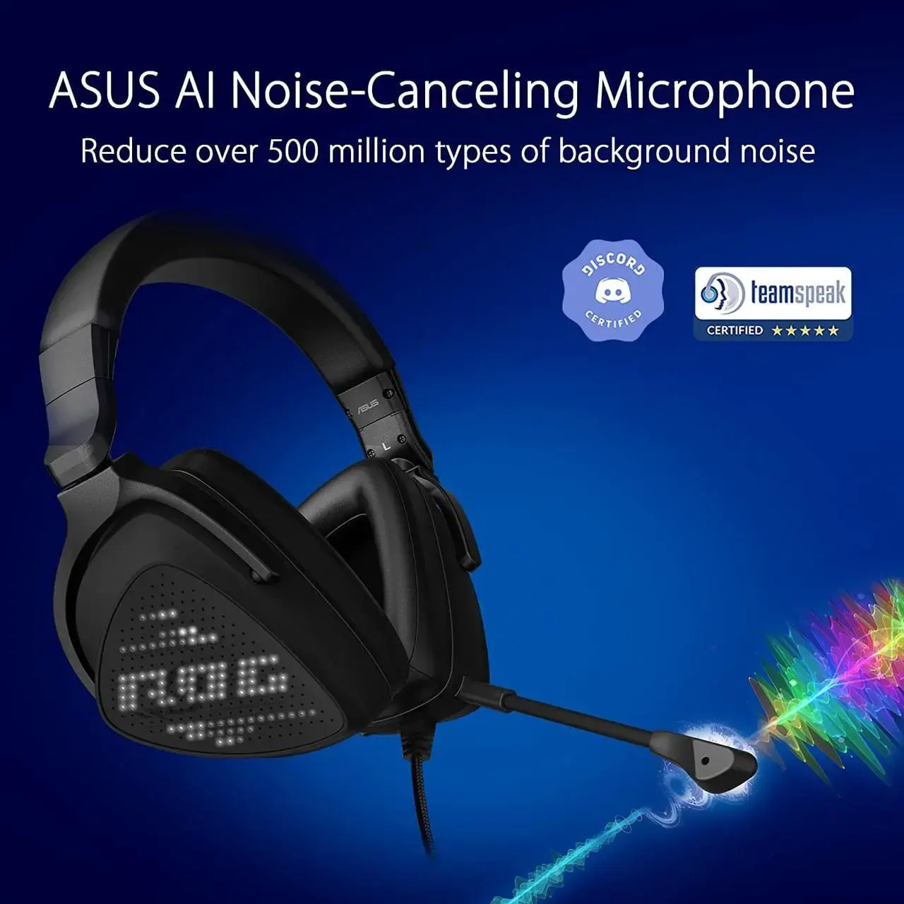 ASUS ROG Delta S Animate Headset –AniMe Matrix LED,Quad DAC + AI - photo 3