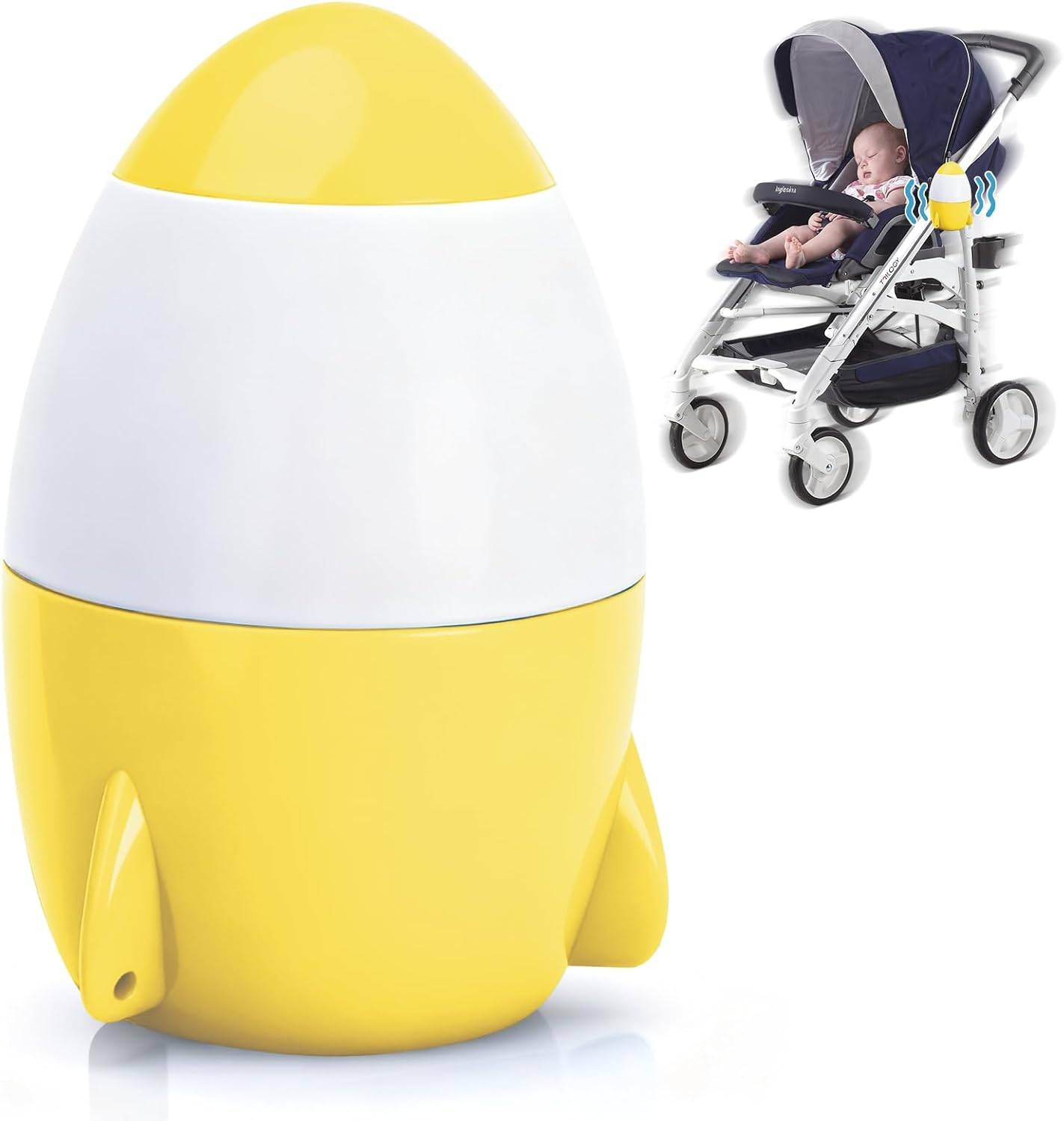 Baby Rocker, Portable Quiet Baby Bouncer Gently Rocks Strollers