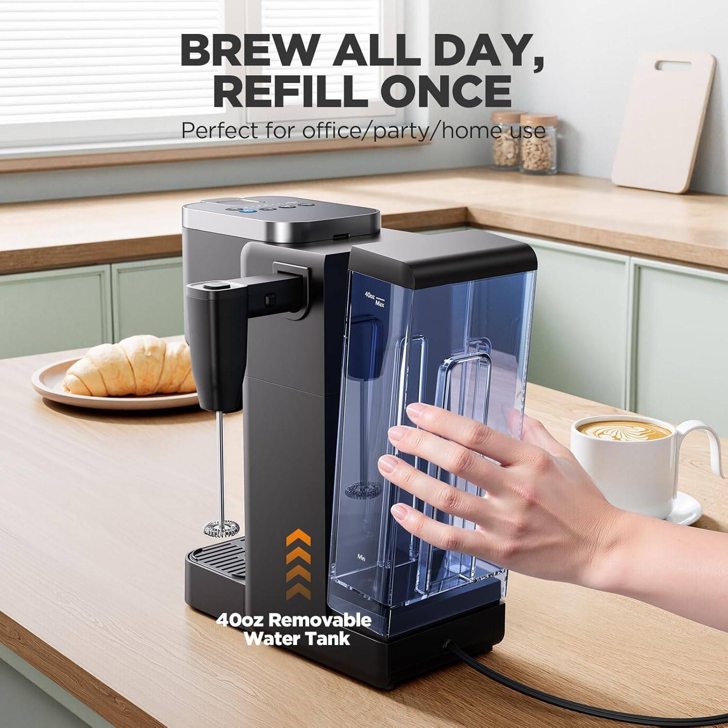 Tastyle Brew & Froth Duo Coffee Maker - photo 3