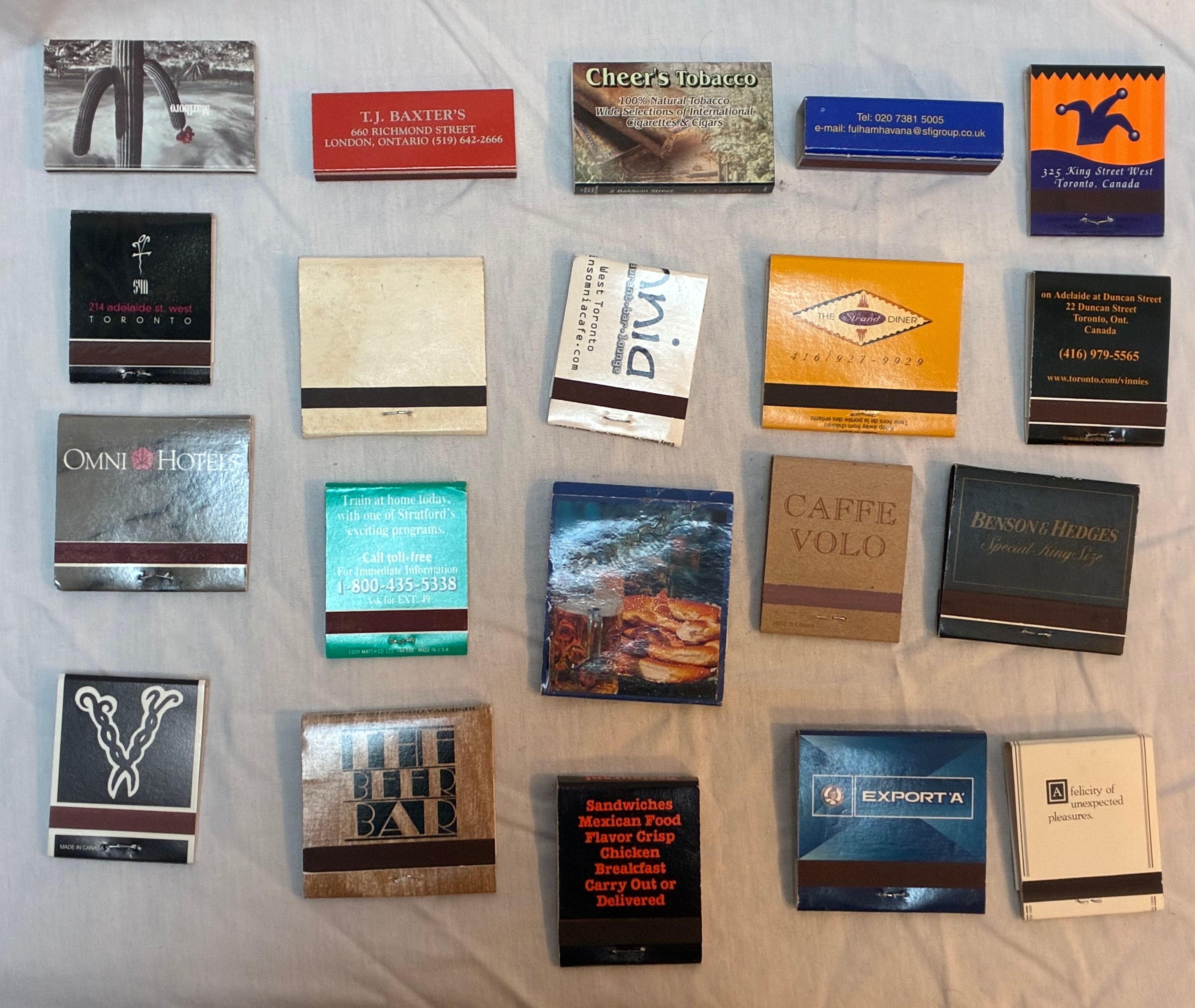 20 Vintage Collectable Matches, Matchbooks - photo 2