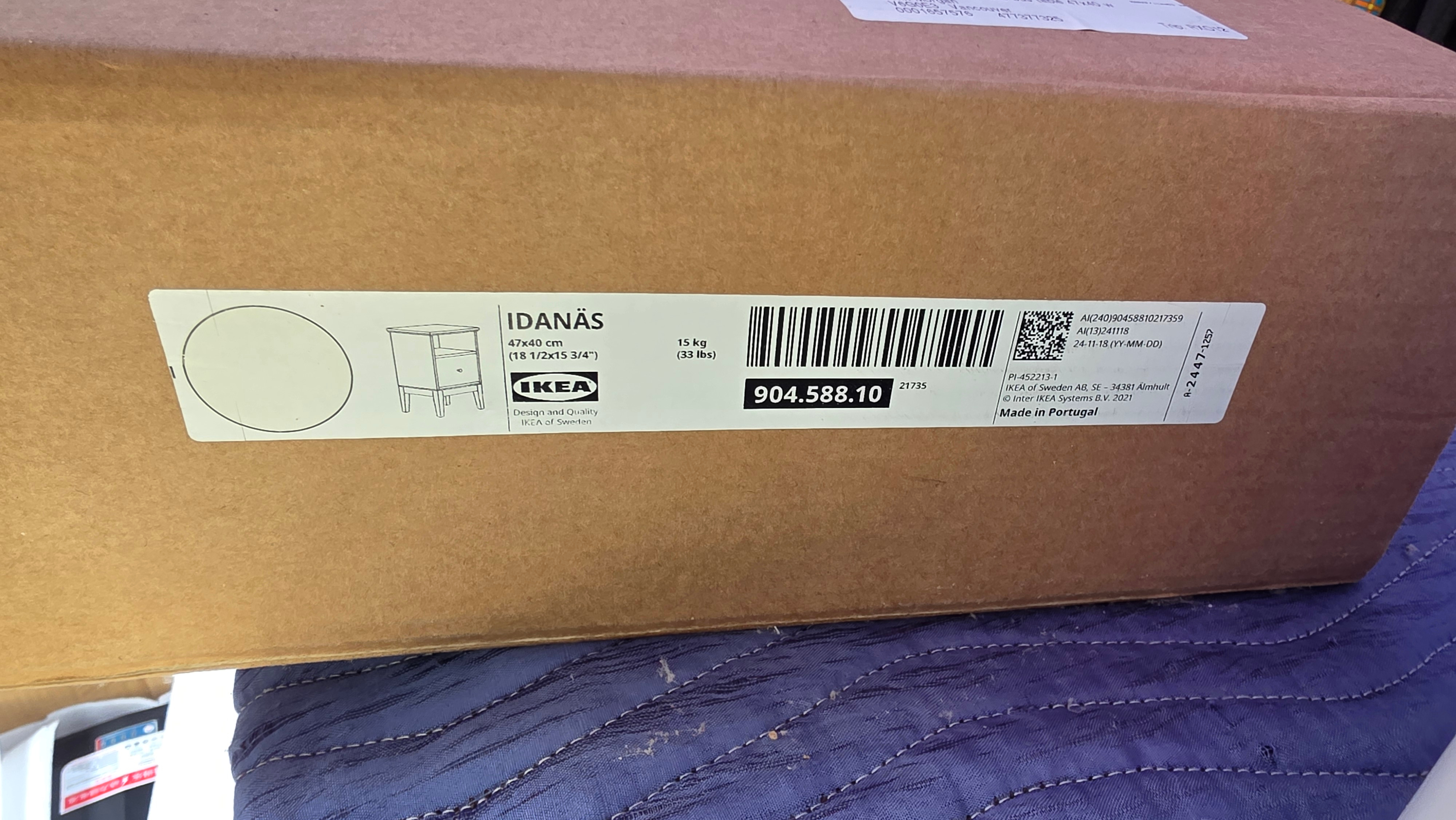 ✨ BRAND NEW IKEA IDANÄS Nightstand – White ✨ - photo 3