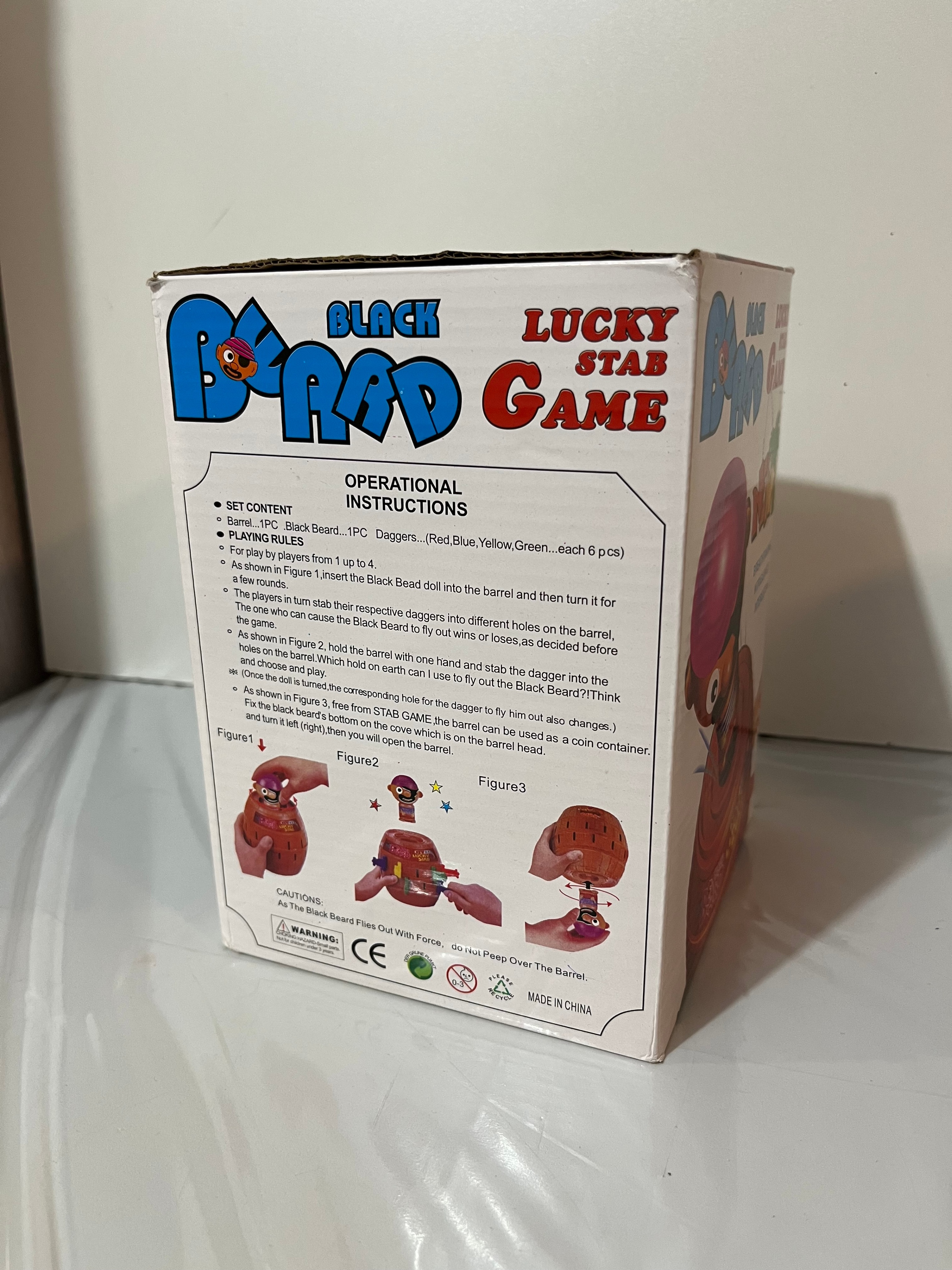 Black Beard (Pop Up Pirate) Barrel Interactive Children's Game - photo 3