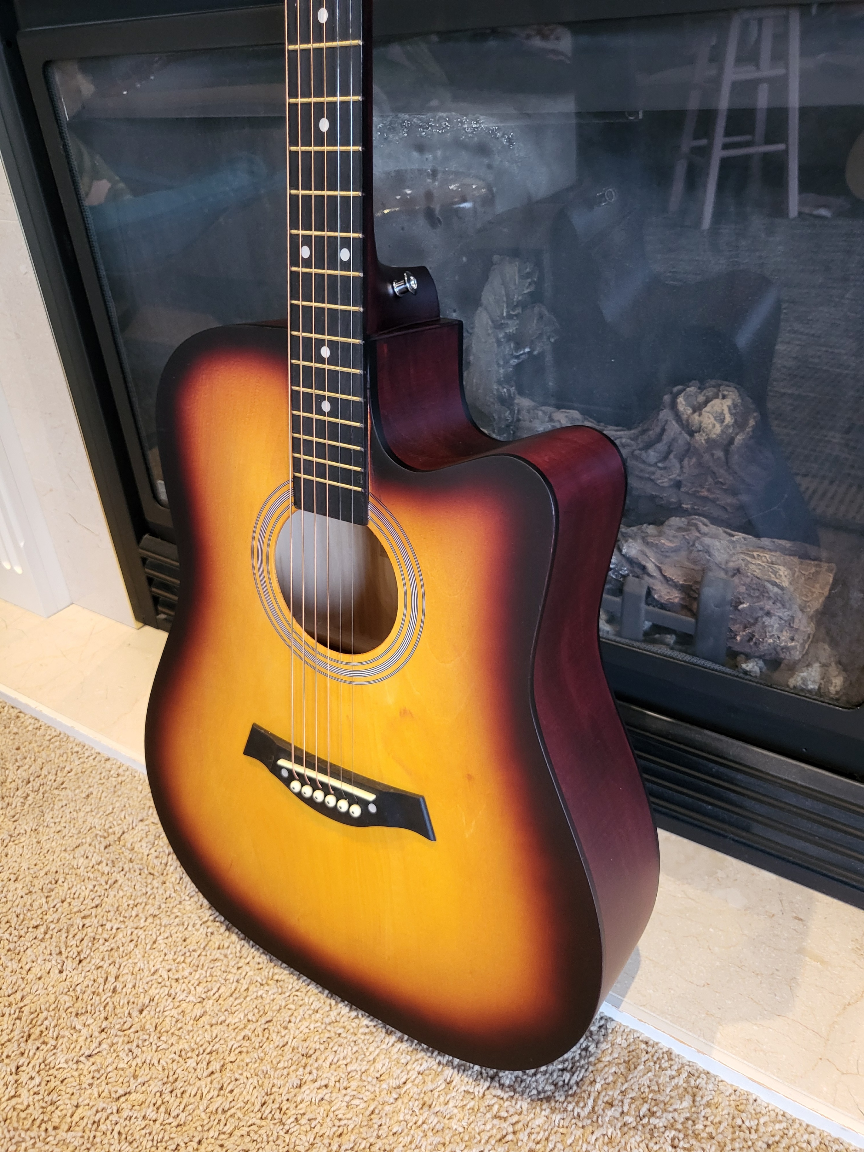 Brand New Acoustic guitar for beginners full size for adults - photo 4