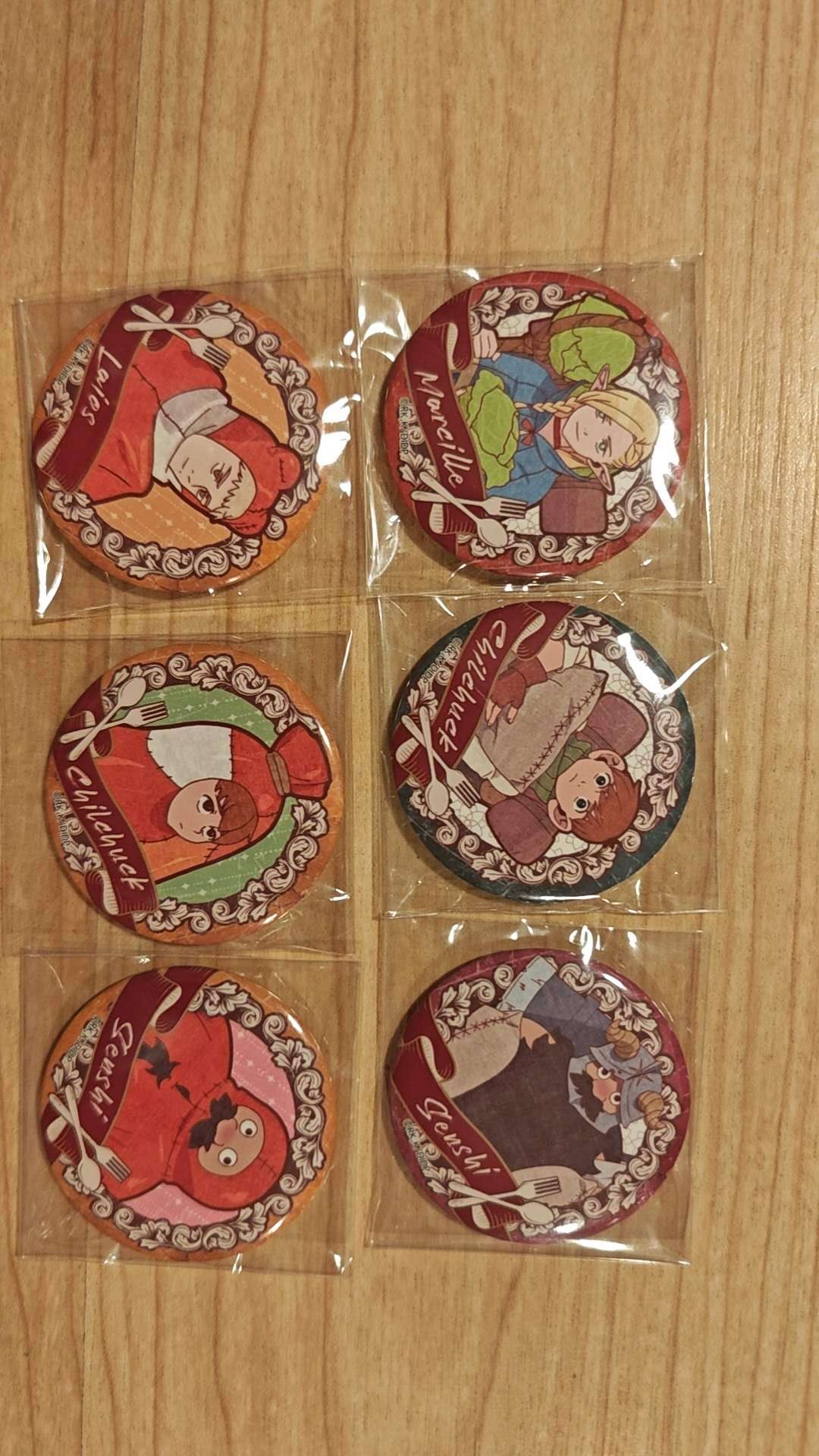 20 New Delicious in Dungeon Dungeon Meshi Badges - photo 2