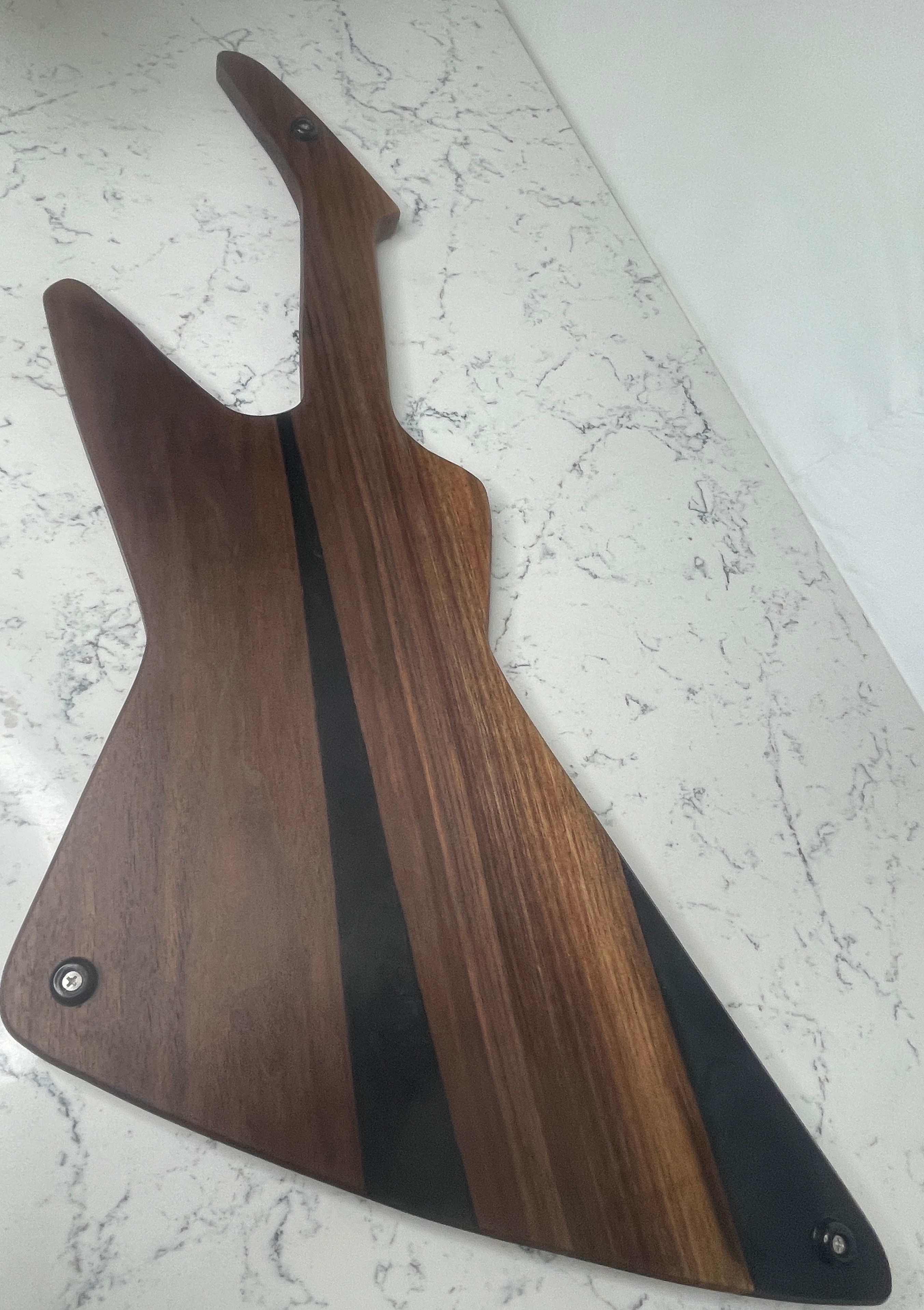 "Guitar"-Erie Board (Gibson Charcuterie Board w/ Black Epoxy) - photo 5