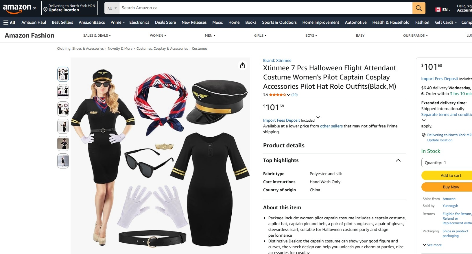 Flight Attendant Costume Women's - photo 5