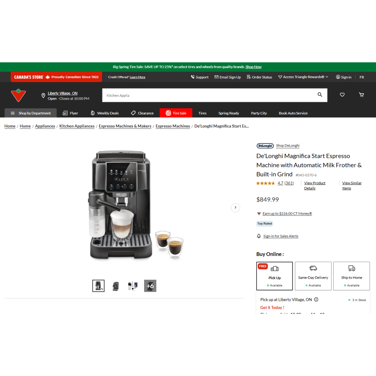 Store Price $960-SEALED UNOPENED De'Longhi Magnifica Start - photo 2