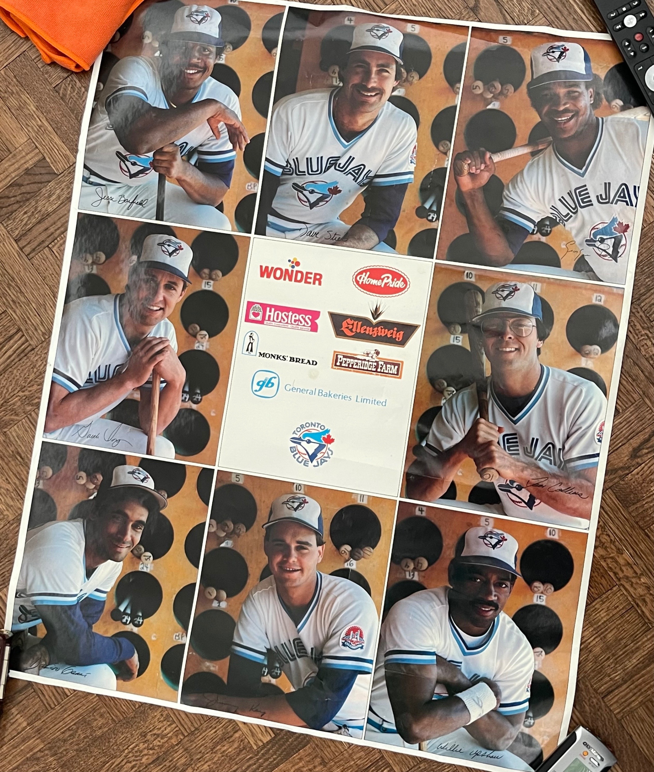 Vintage 1984 Blue Jays Poster (Dave Collins 60-Steal Year) - photo 2
