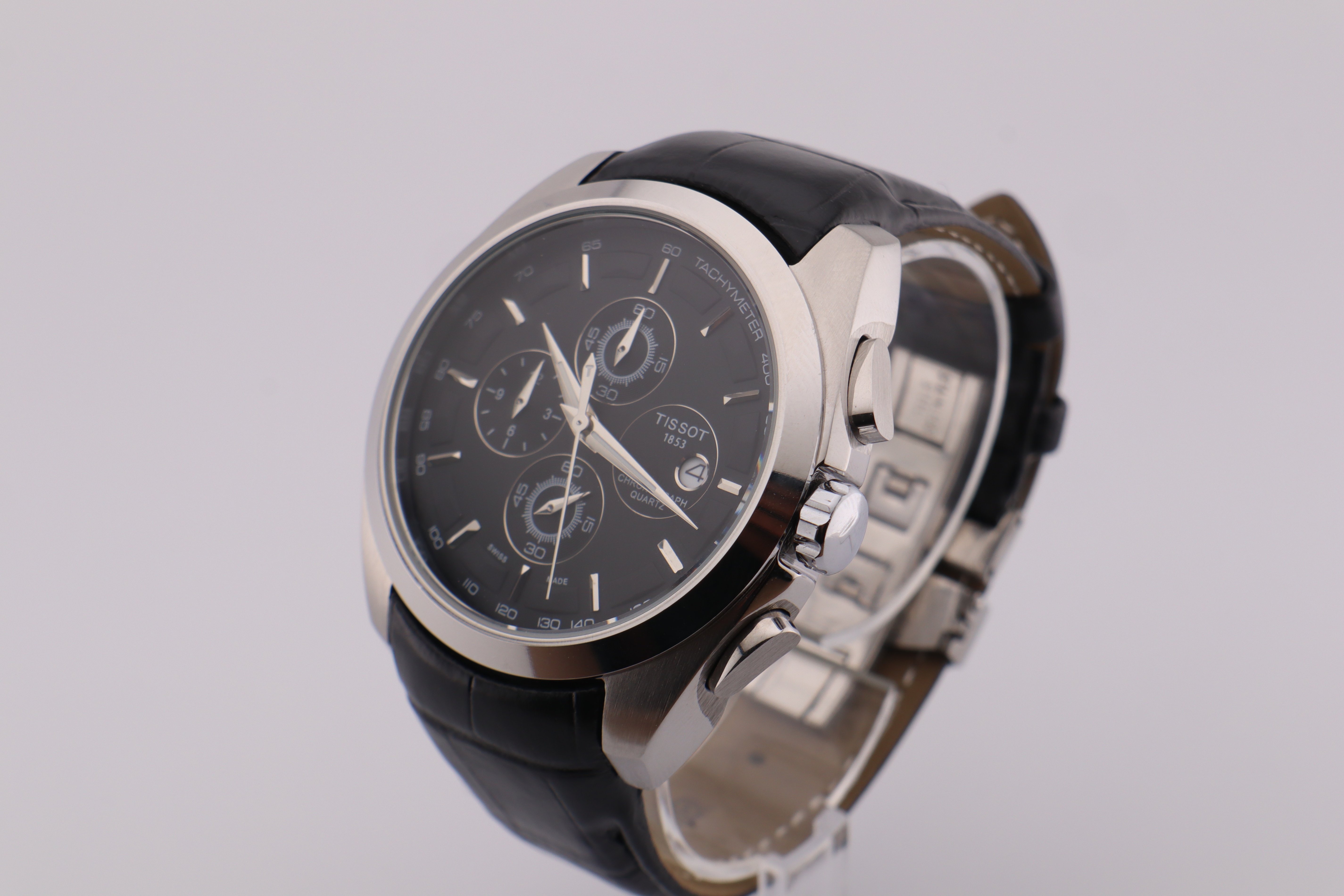 Tissot 1853 Couturier Tachymeter Chronograph Quartz Wrist Watch - photo 3