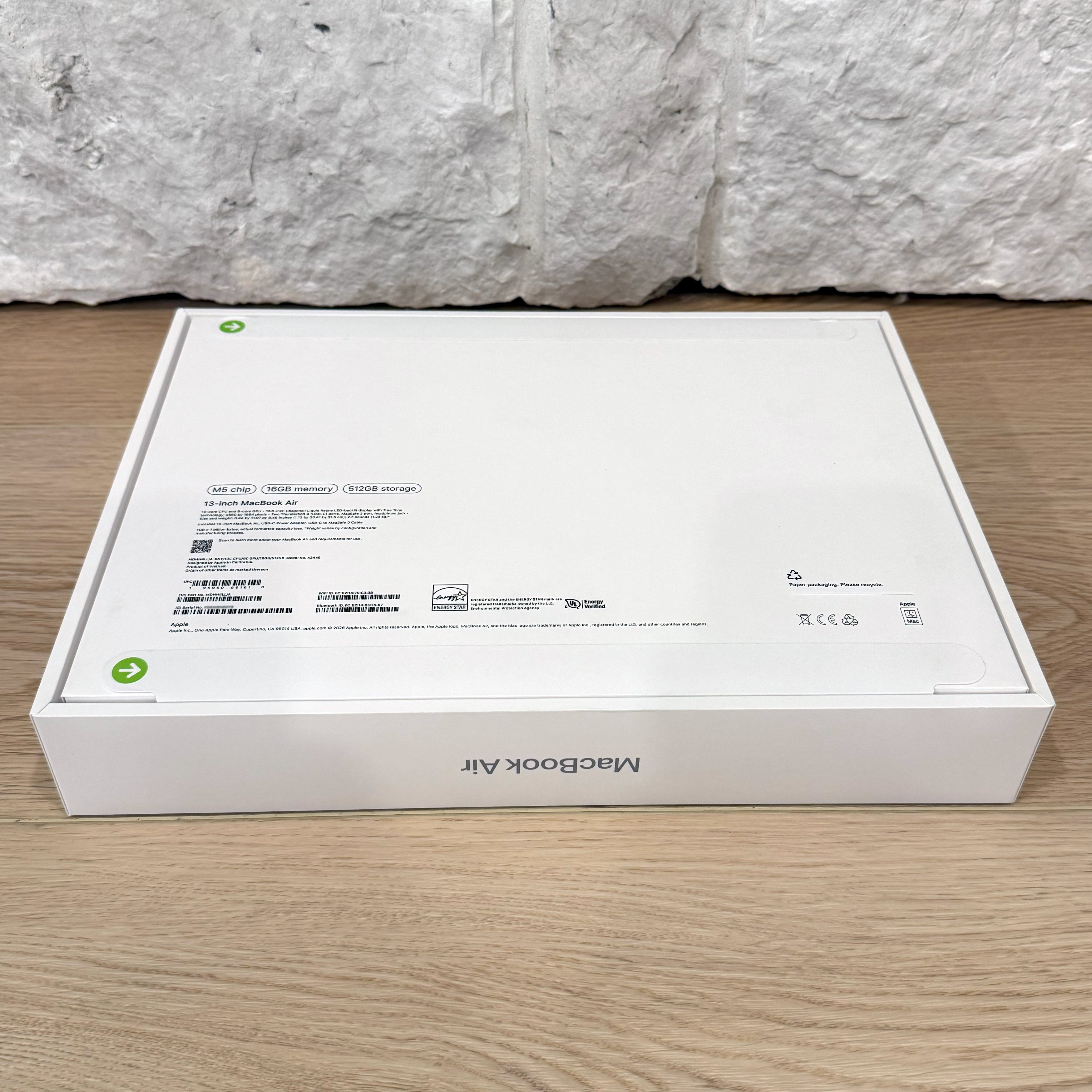 MacBook Air 13" M5 - 16/516GB – Sky Blue [NEW & SEALED] - photo 2