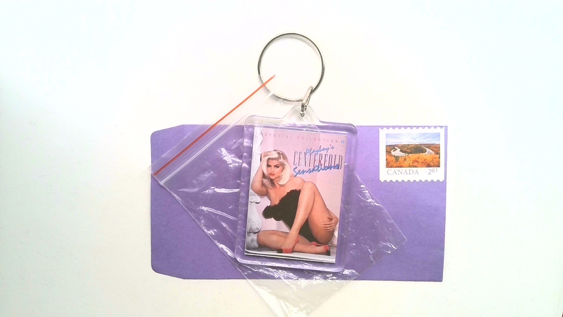 ANNA NICOLE SMITH ( CENTERFOLD KEY CHAIN ) FREE SHIPPING