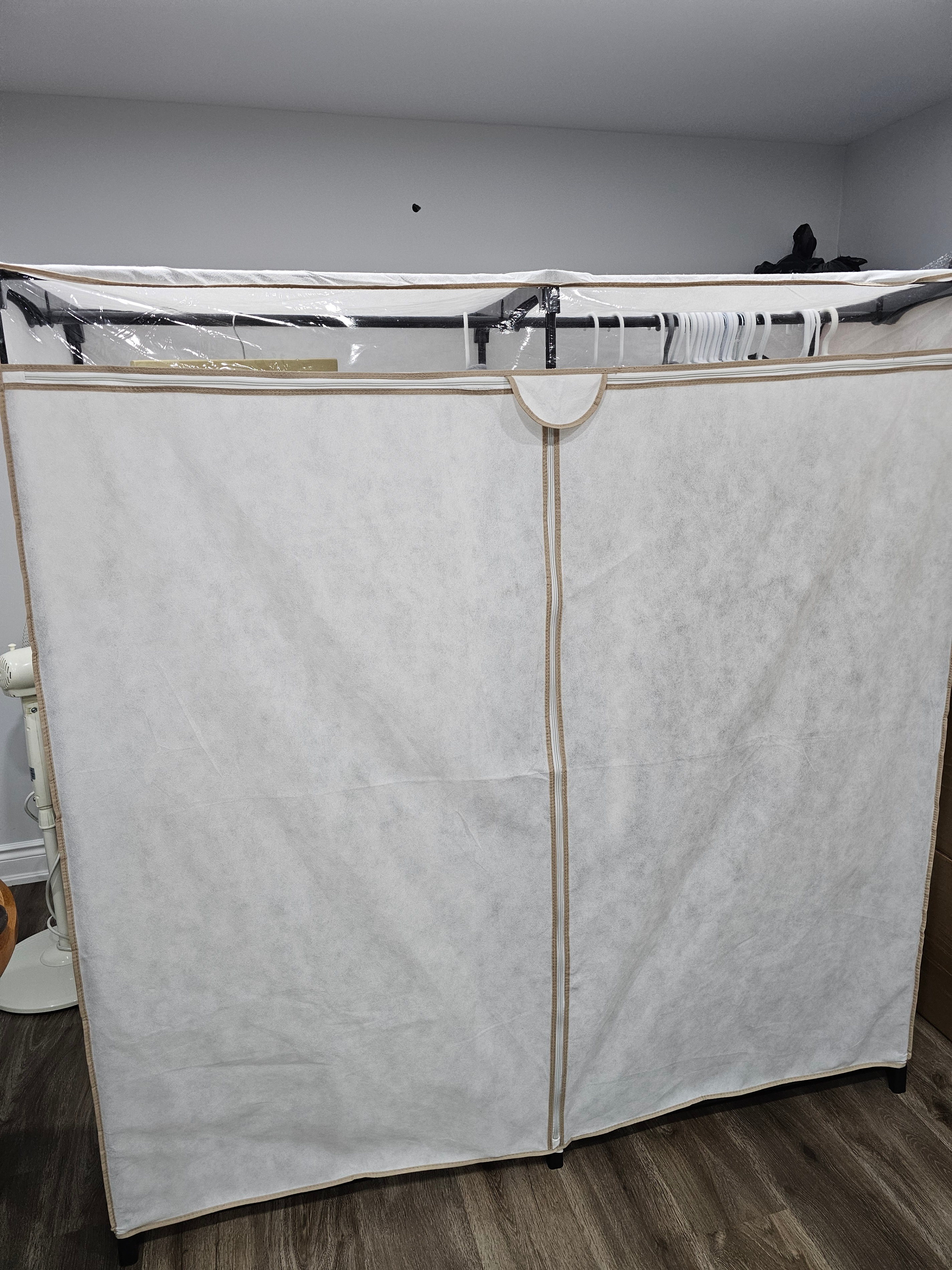 Portable Clothes Wardrobe with Cover - photo 3
