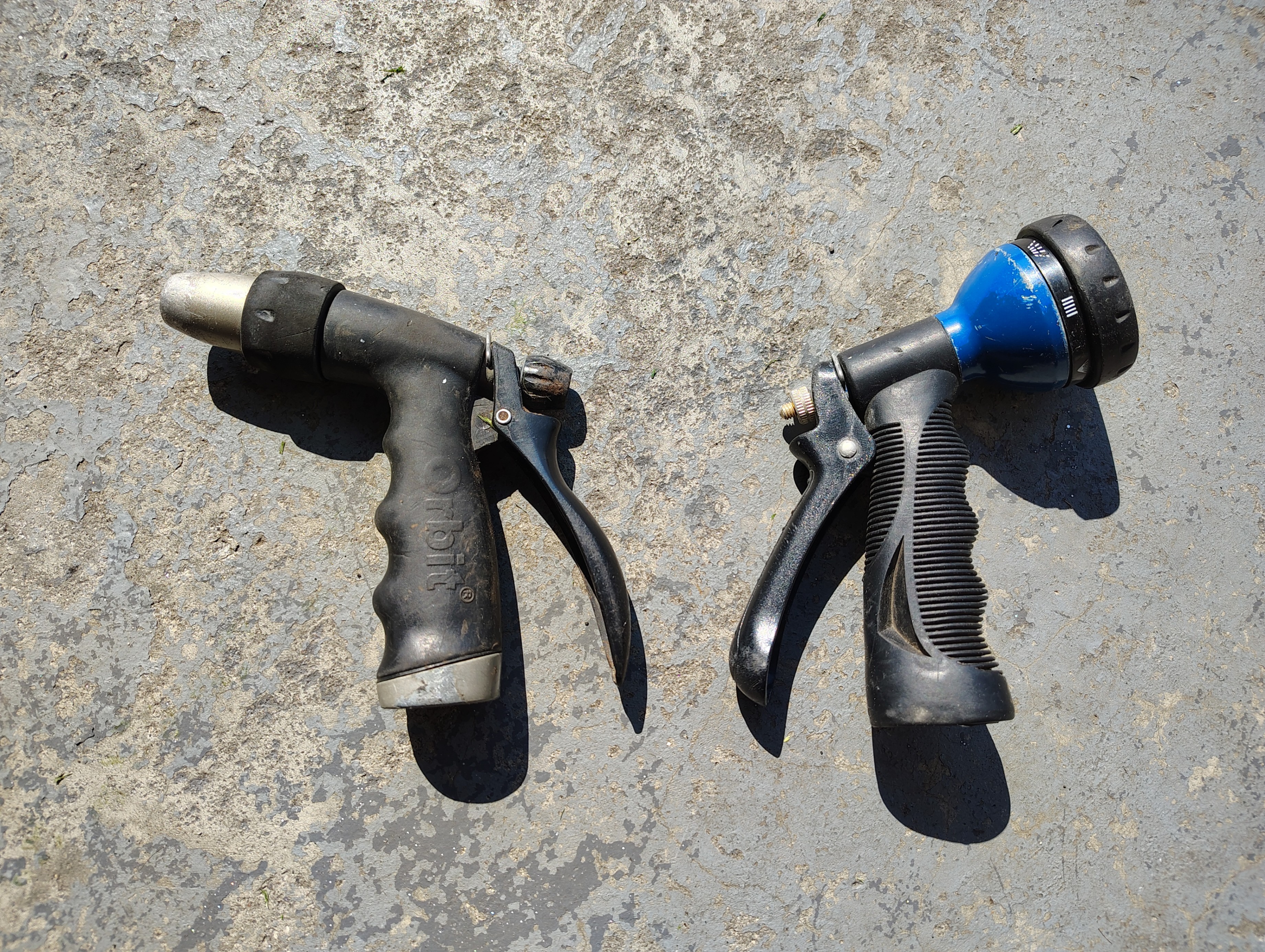 RARELY USED Garden Hose Nozzles - 2 Available