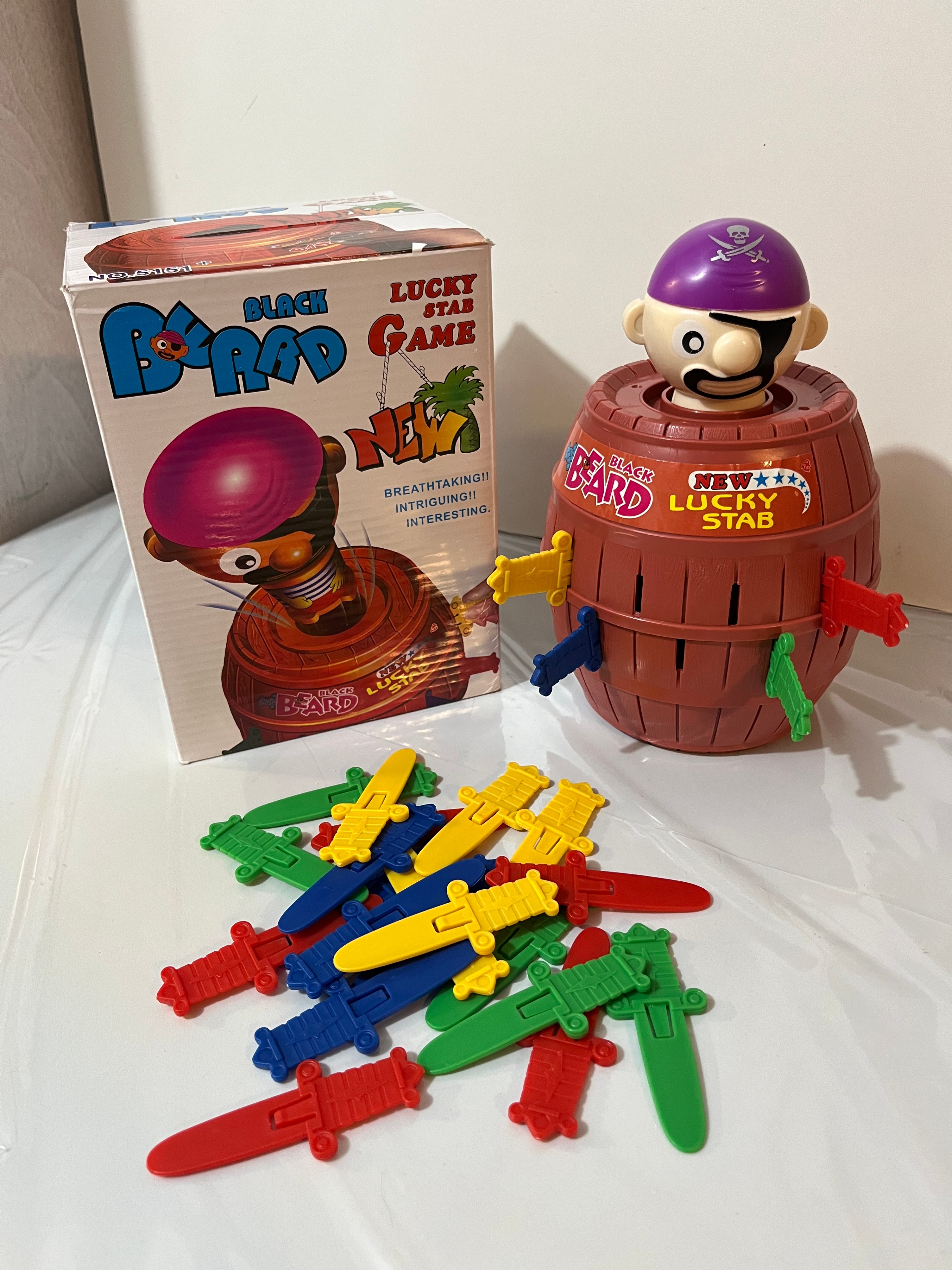 Black Beard (Pop Up Pirate) Barrel Interactive Children's Game