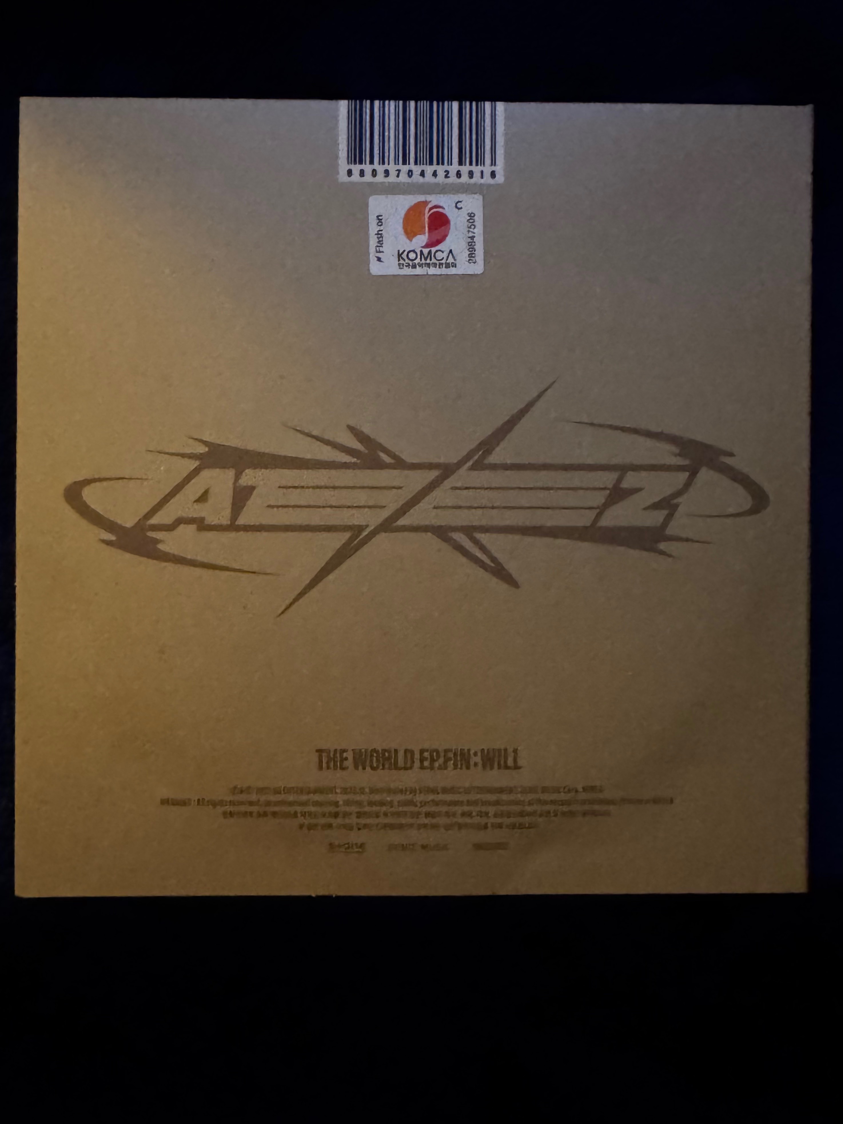 ATEEZ "The World Ep.Fin : Will" digipack (NO INCLUSIONS) - photo 2