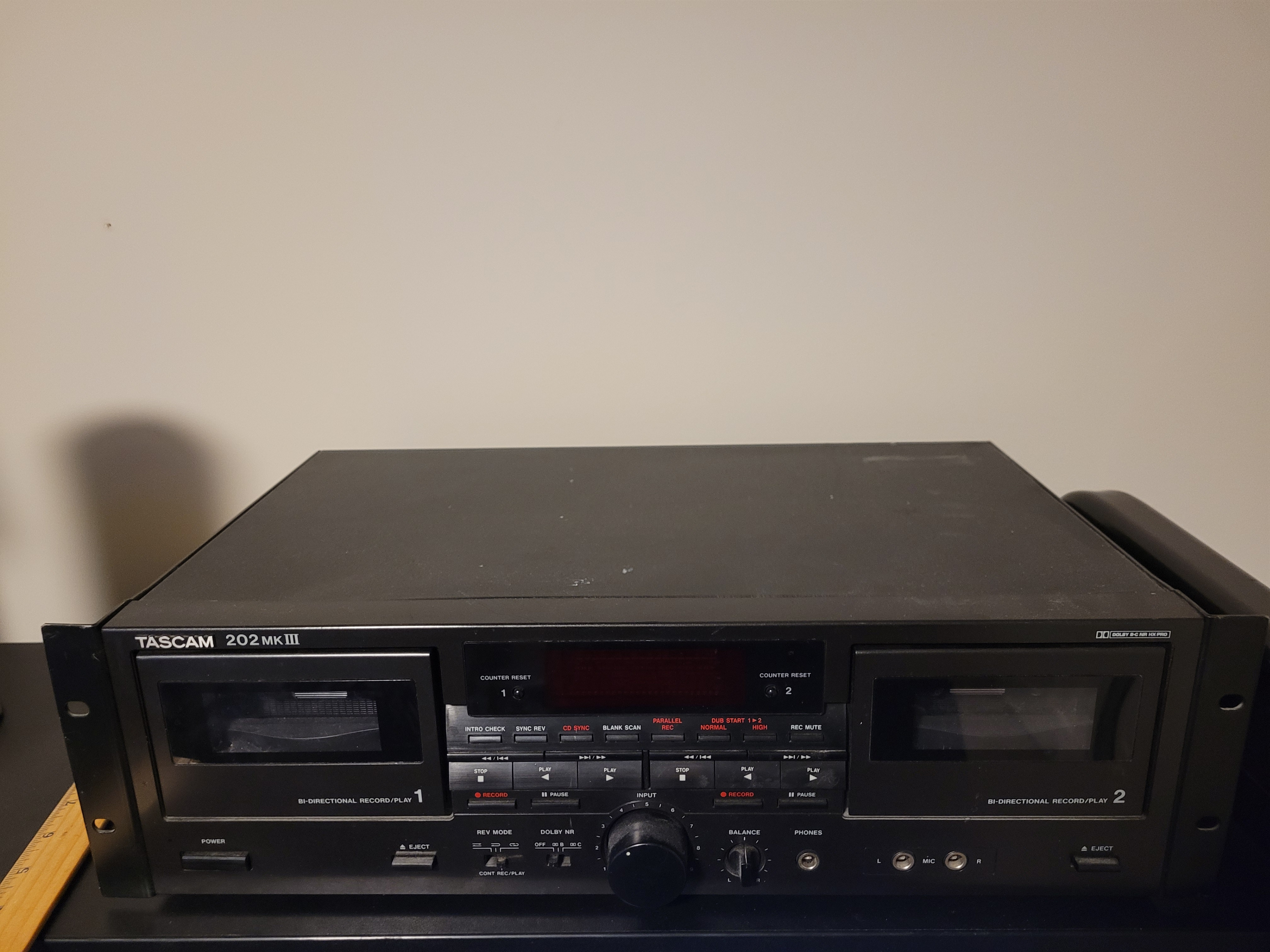 Tascam 202 MKIII - AS IS - FOR PARTS