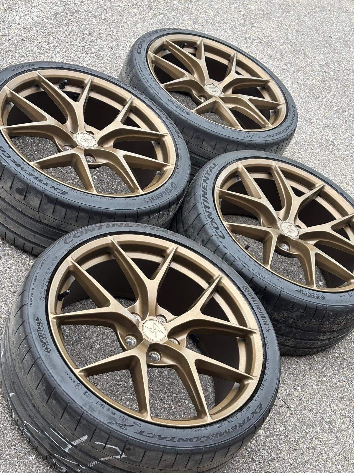 19"Sentali(5x112)+245/35/R19 Conti-A5/A4/TT/Passat/Jetta/C Class - photo 2