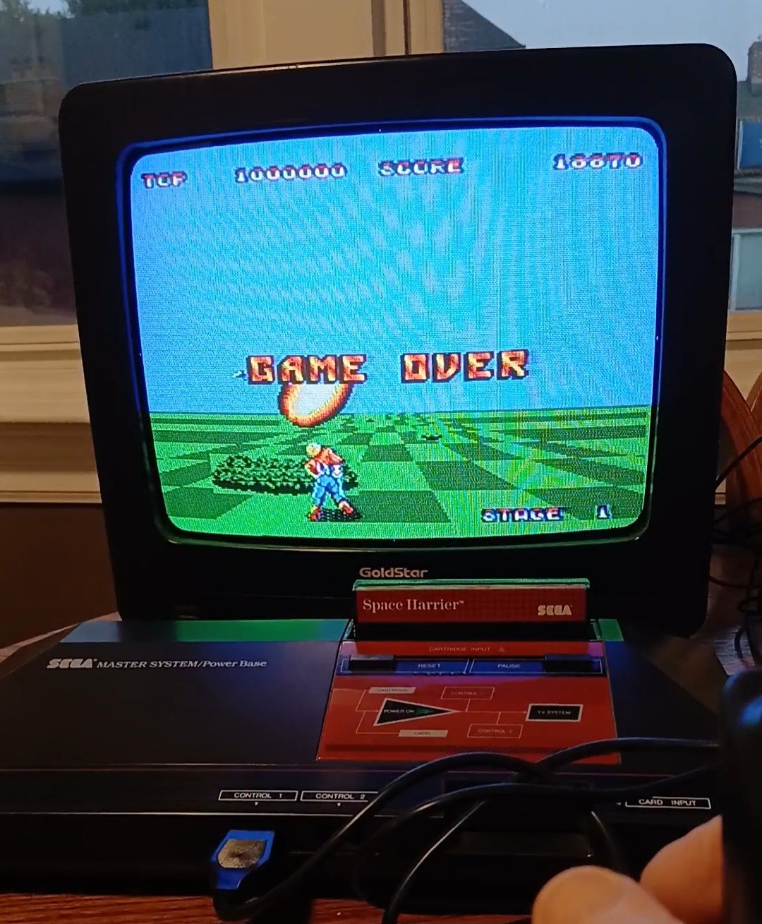 Sega Master System, TV & Space Harrier Game