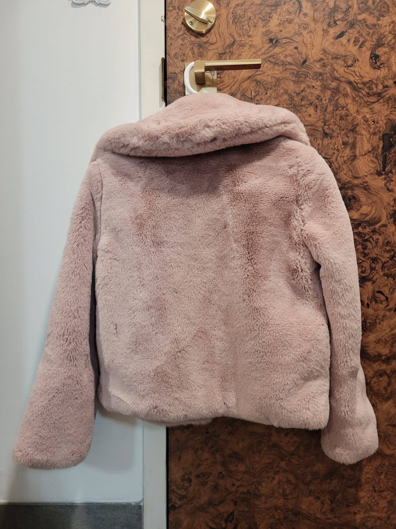 TOPSHOP Pink Faux Fur Coat - photo 2