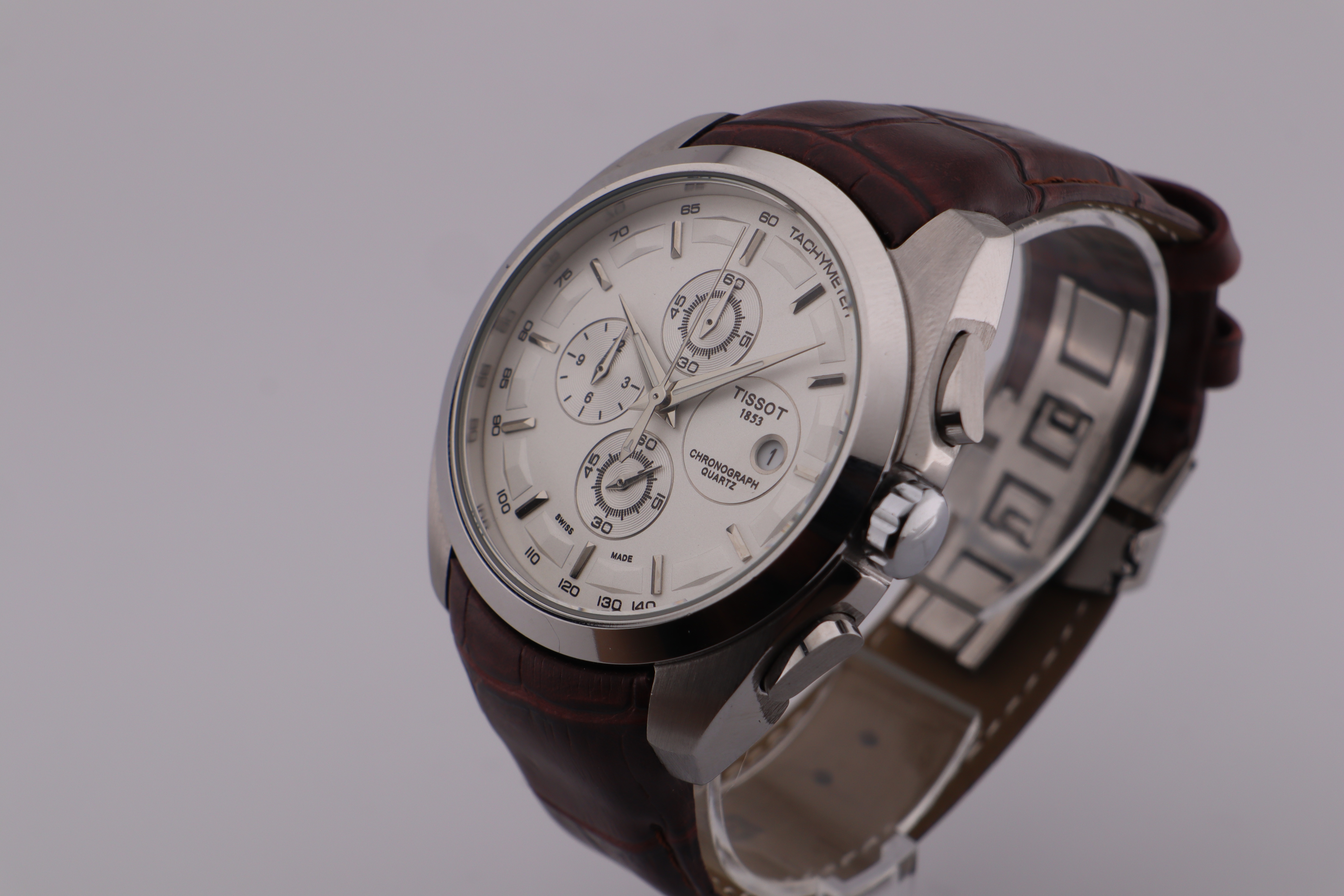 Tissot 1853 Couturier Tachymeter Chronograph Quartz Wrist Watch - photo 3
