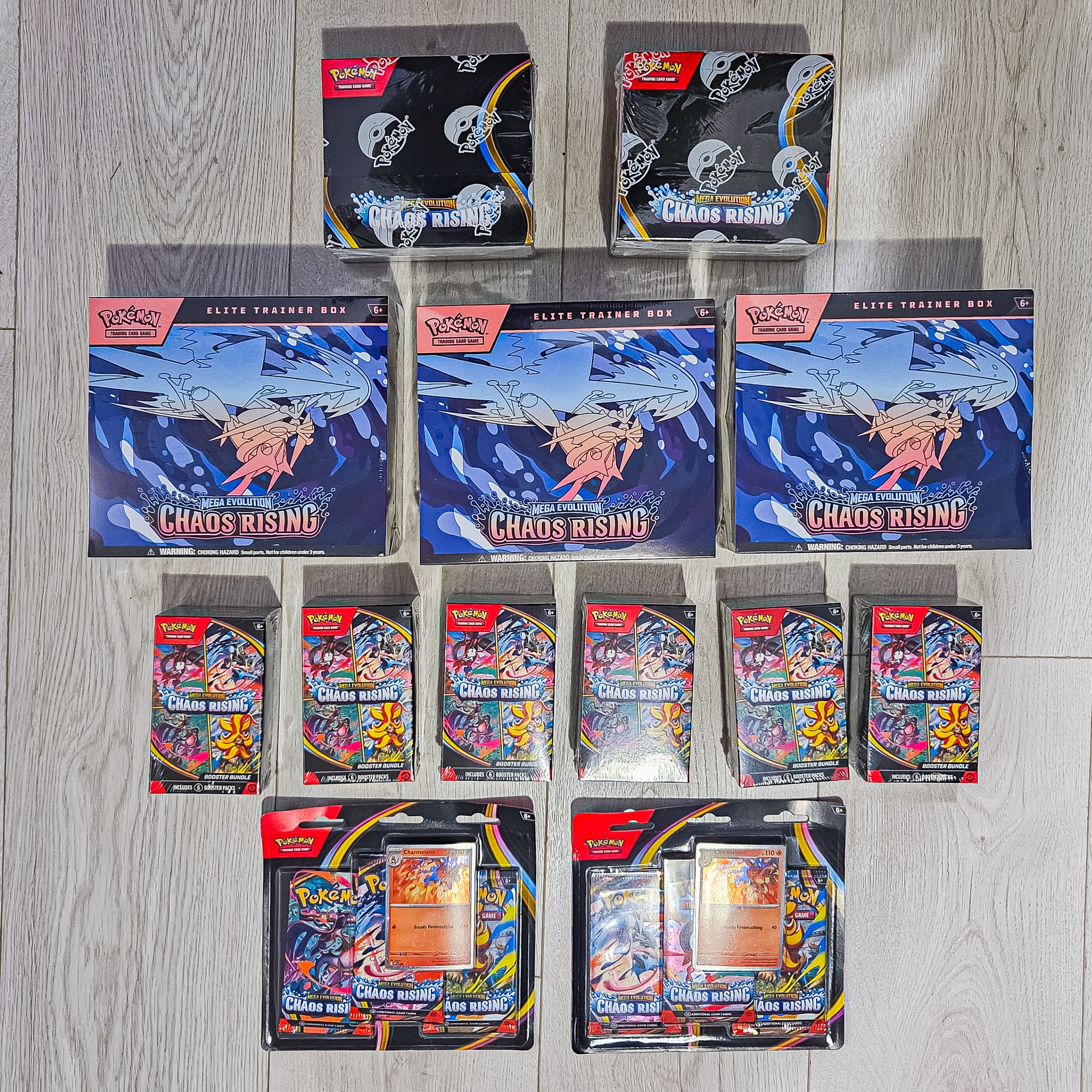 Chaos Rising Booster Box, ETB, Booster Bundle, 3 Pack