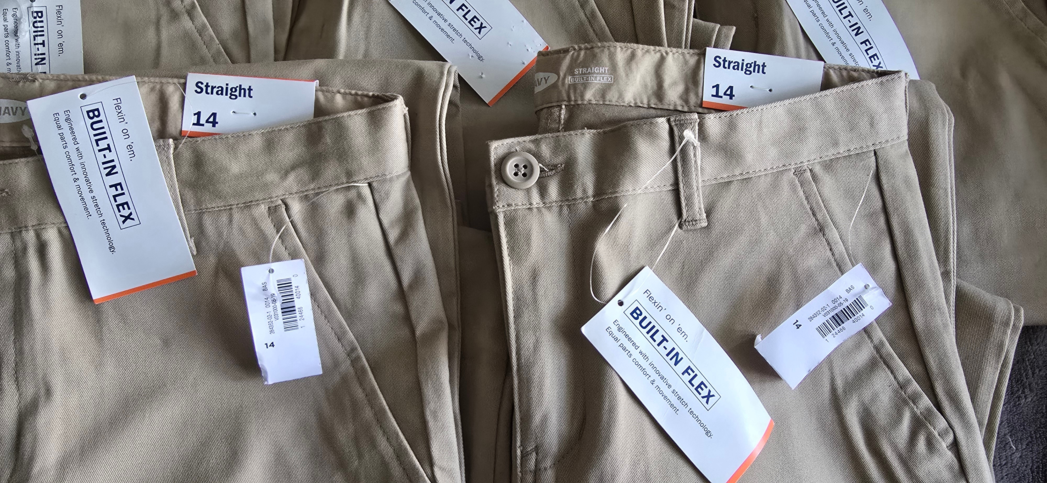 Boys Tan Old Navy Uniform Pants - photo 4